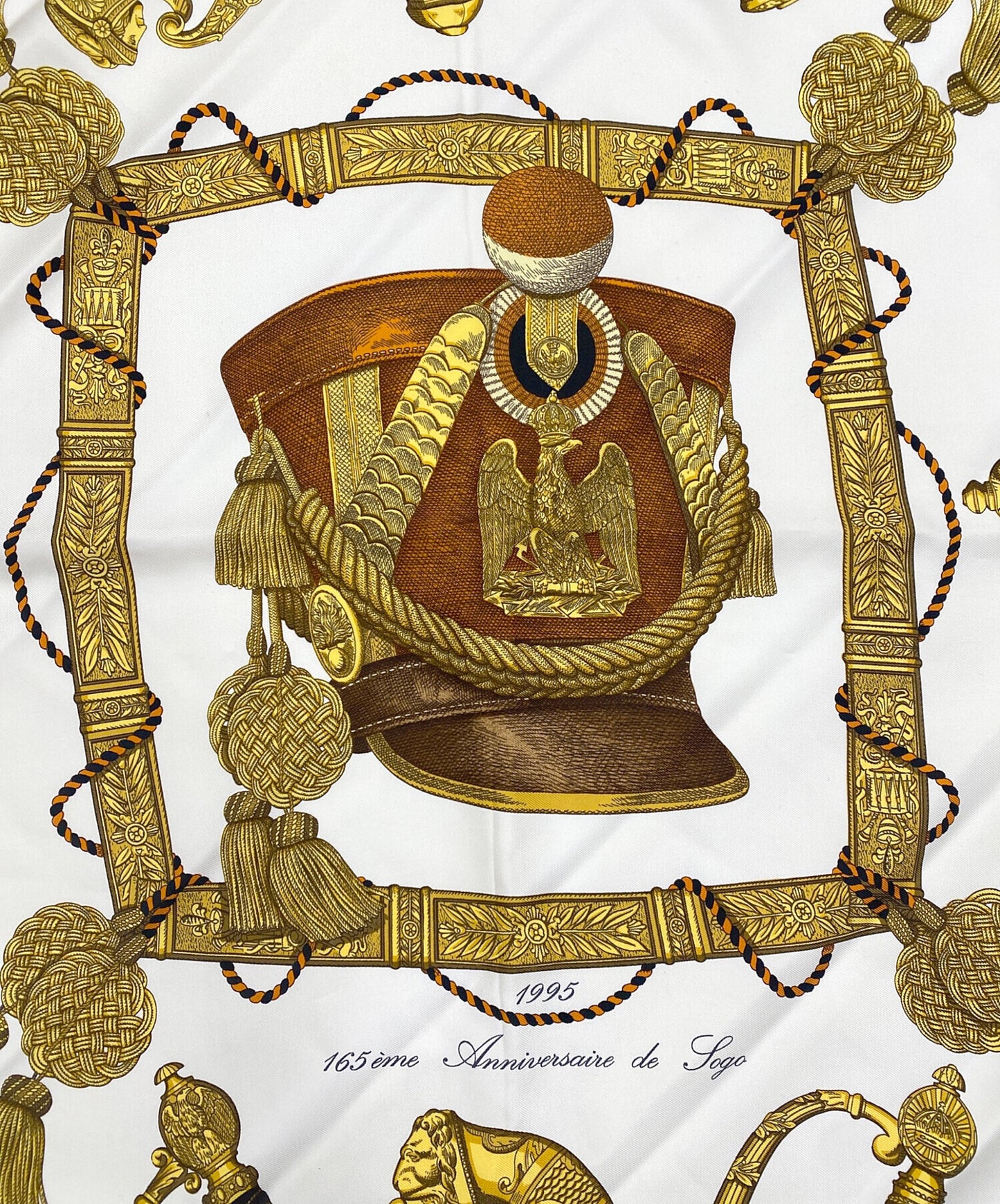 [Pre-owned] HERMES large oval scarf