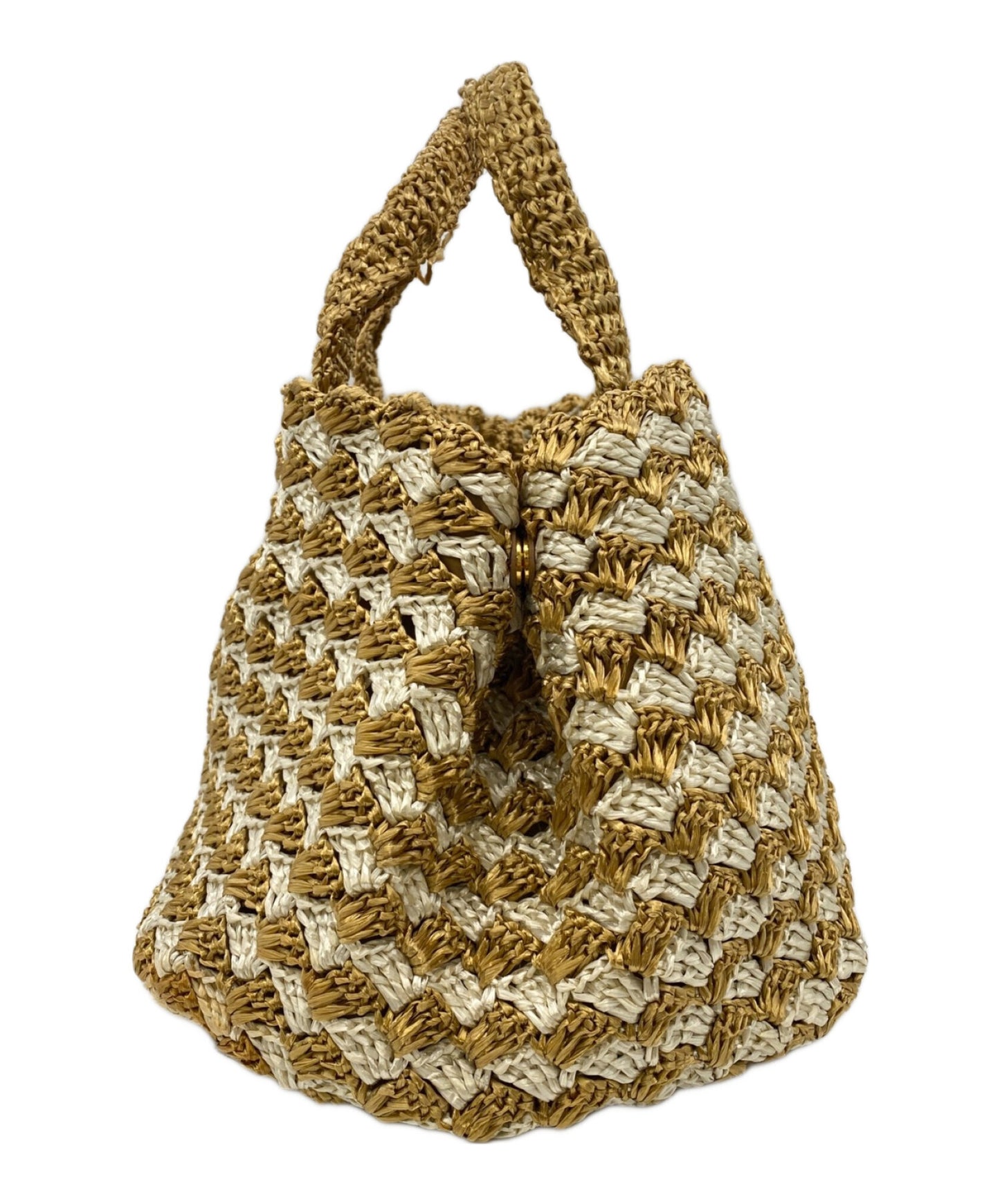 [Pre-owned] PRADA Basket Bag Canapa