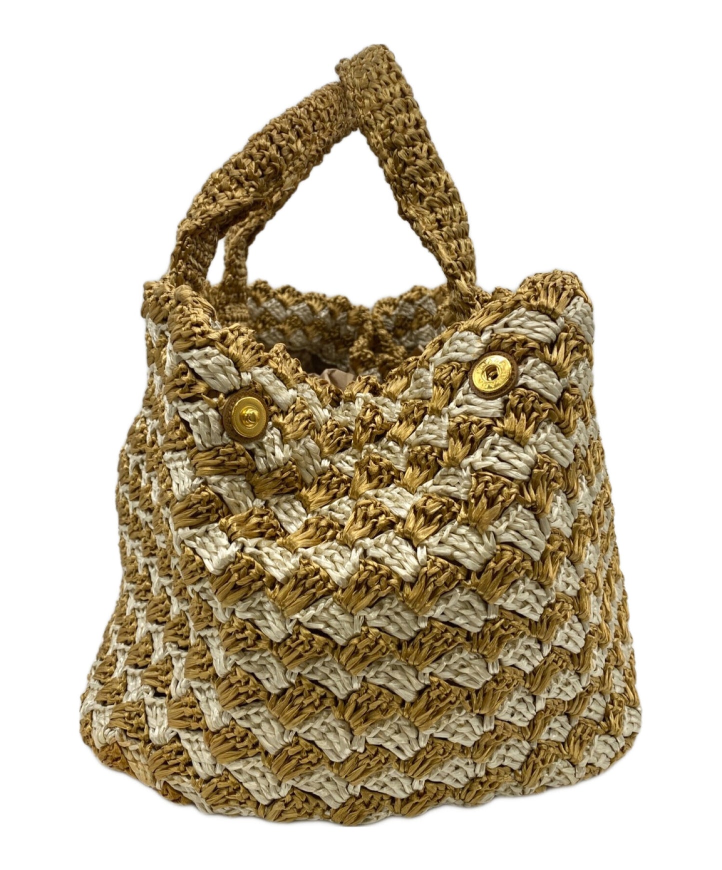 [Pre-owned] PRADA Basket Bag Canapa