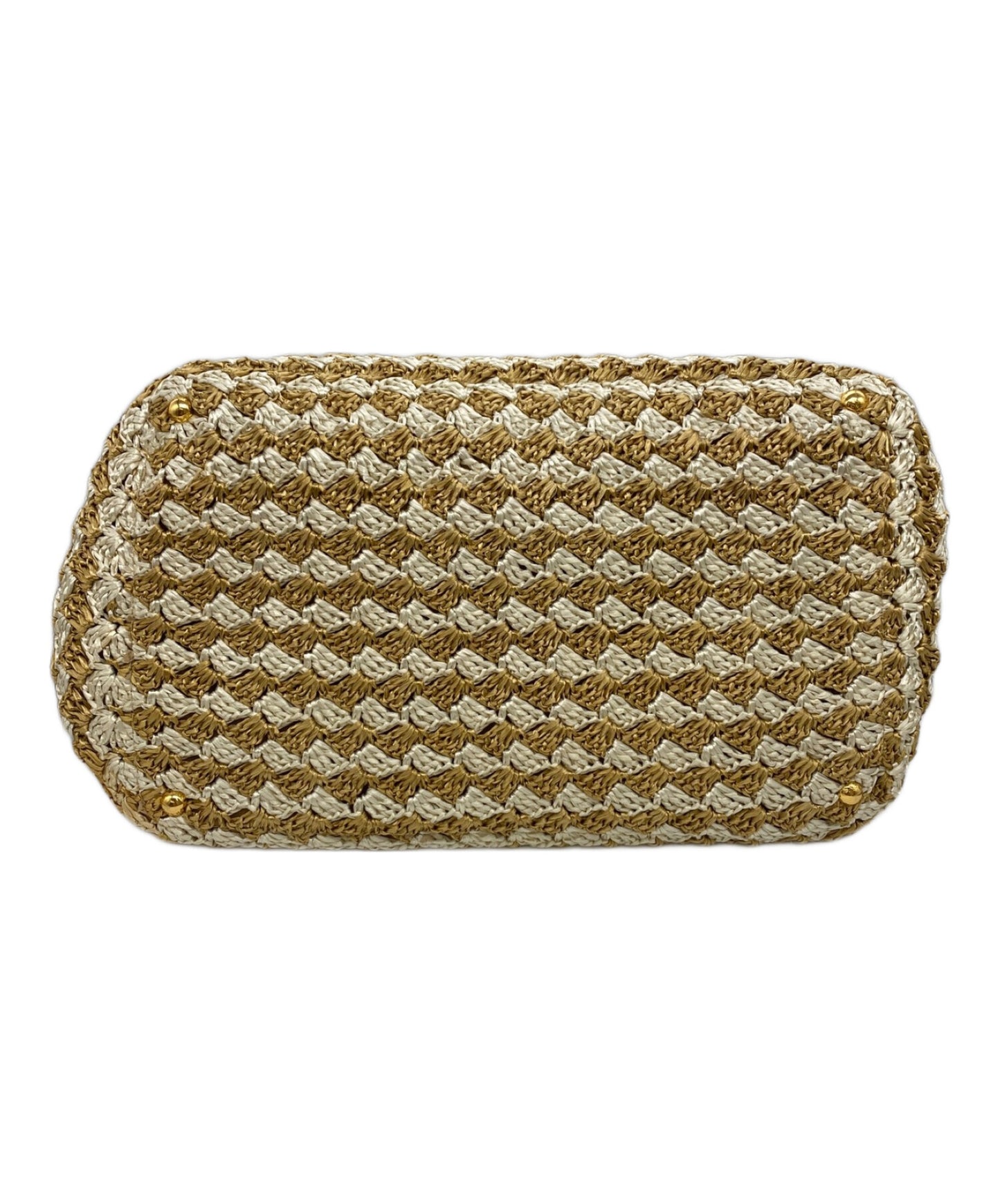 [Pre-owned] PRADA Basket Bag Canapa