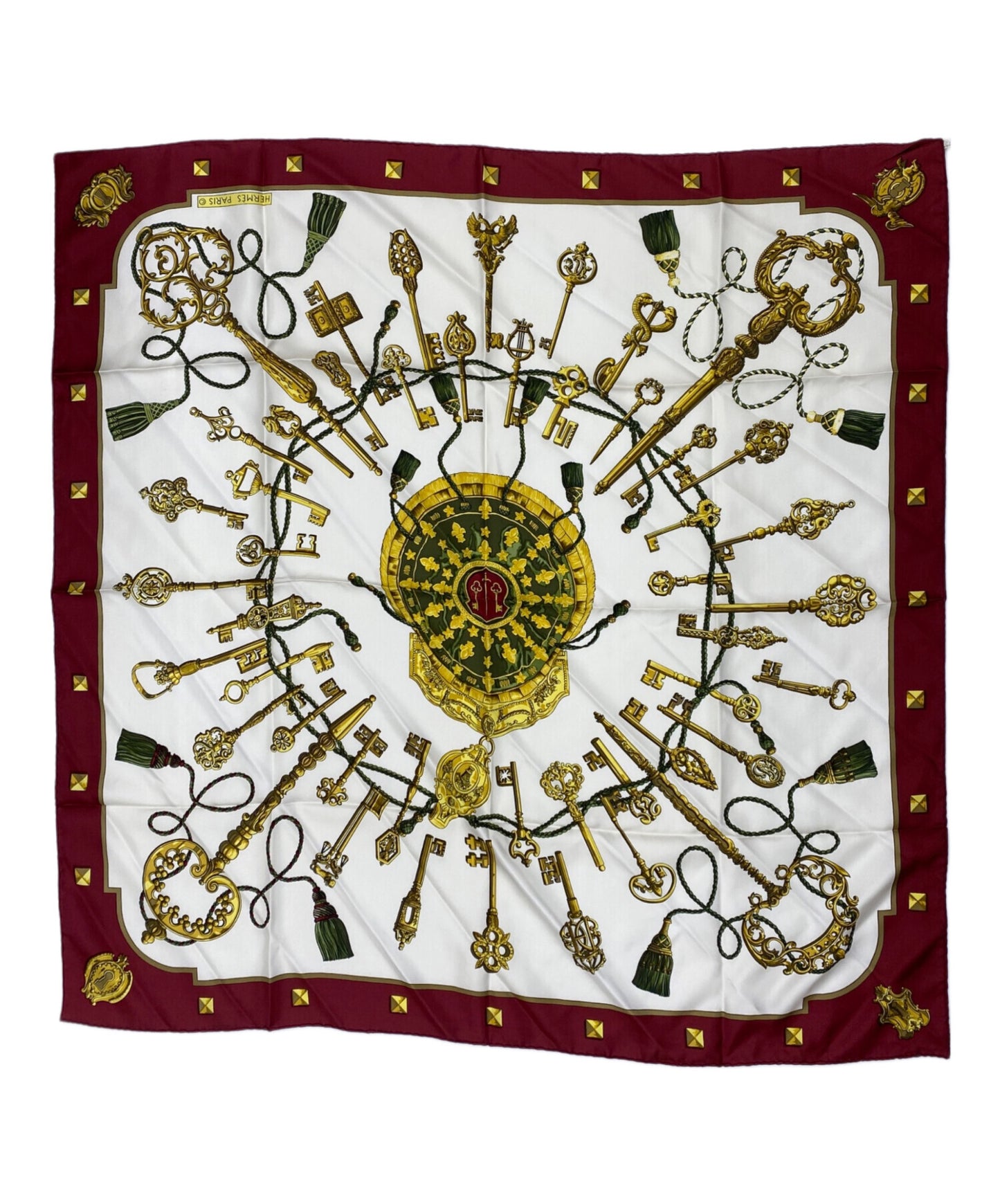 [Pre-owned] HERMES silk scarf