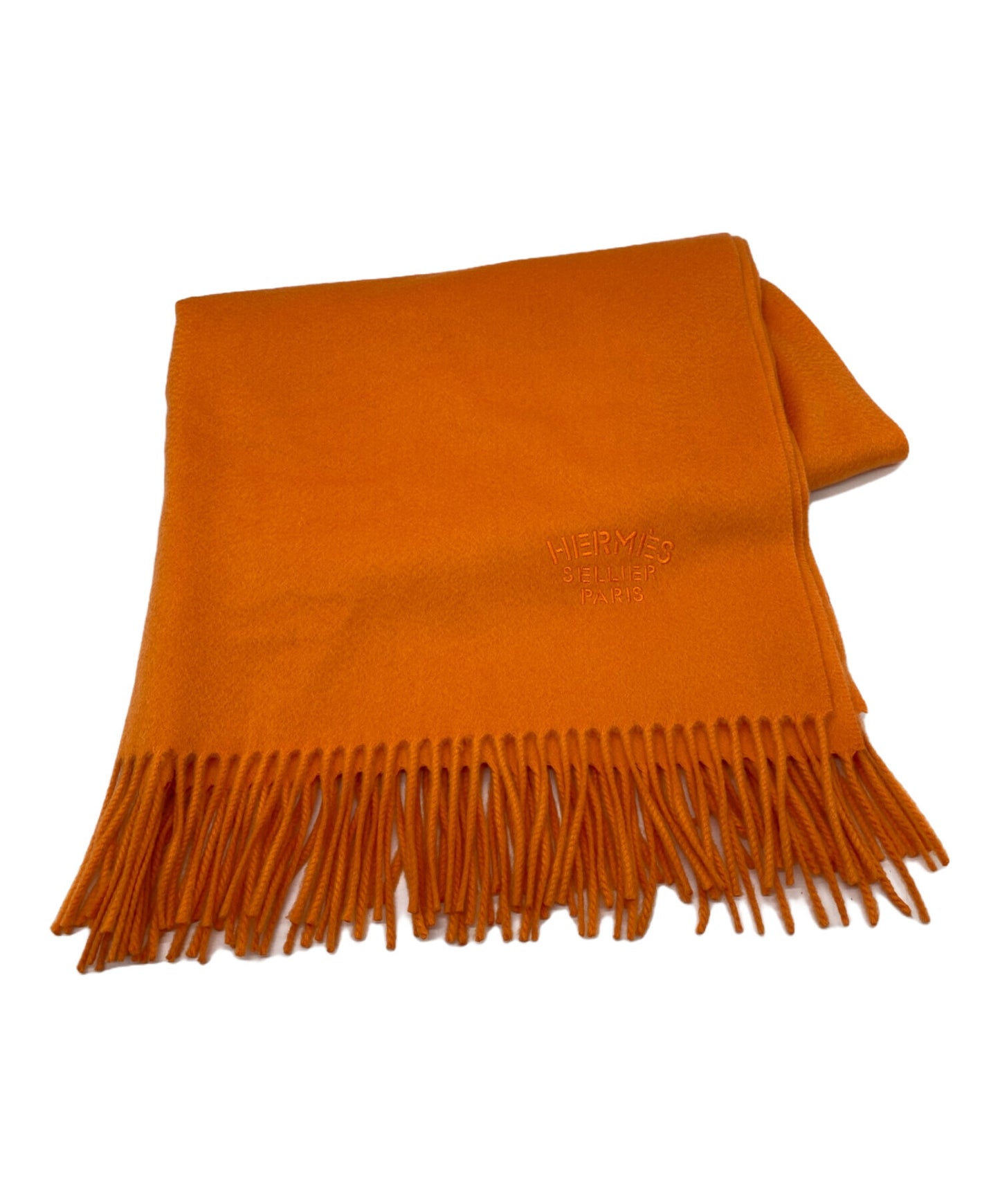 [Pre-owned] HERMES Large cashmere scarf