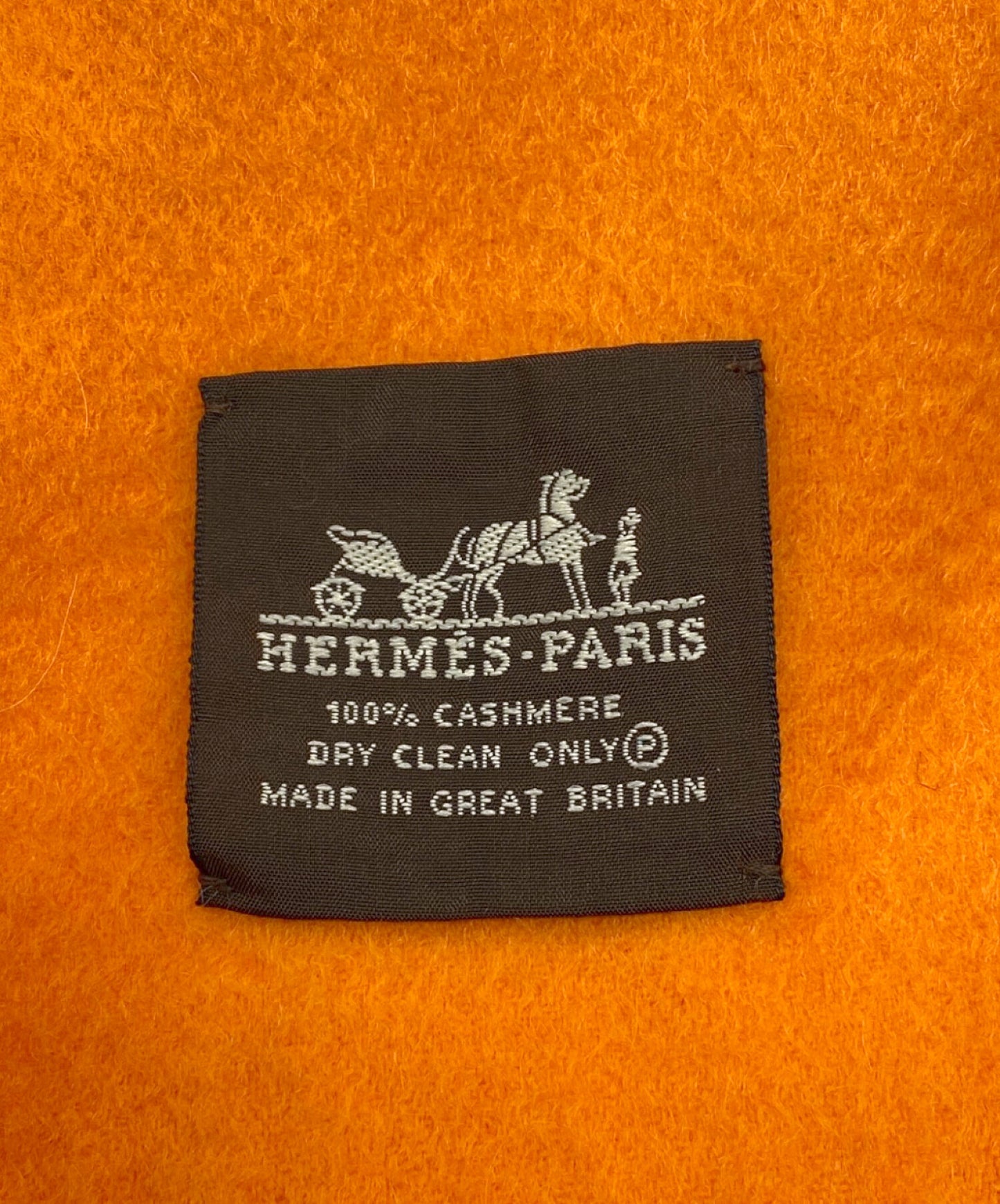 [Pre-owned] HERMES Large cashmere scarf