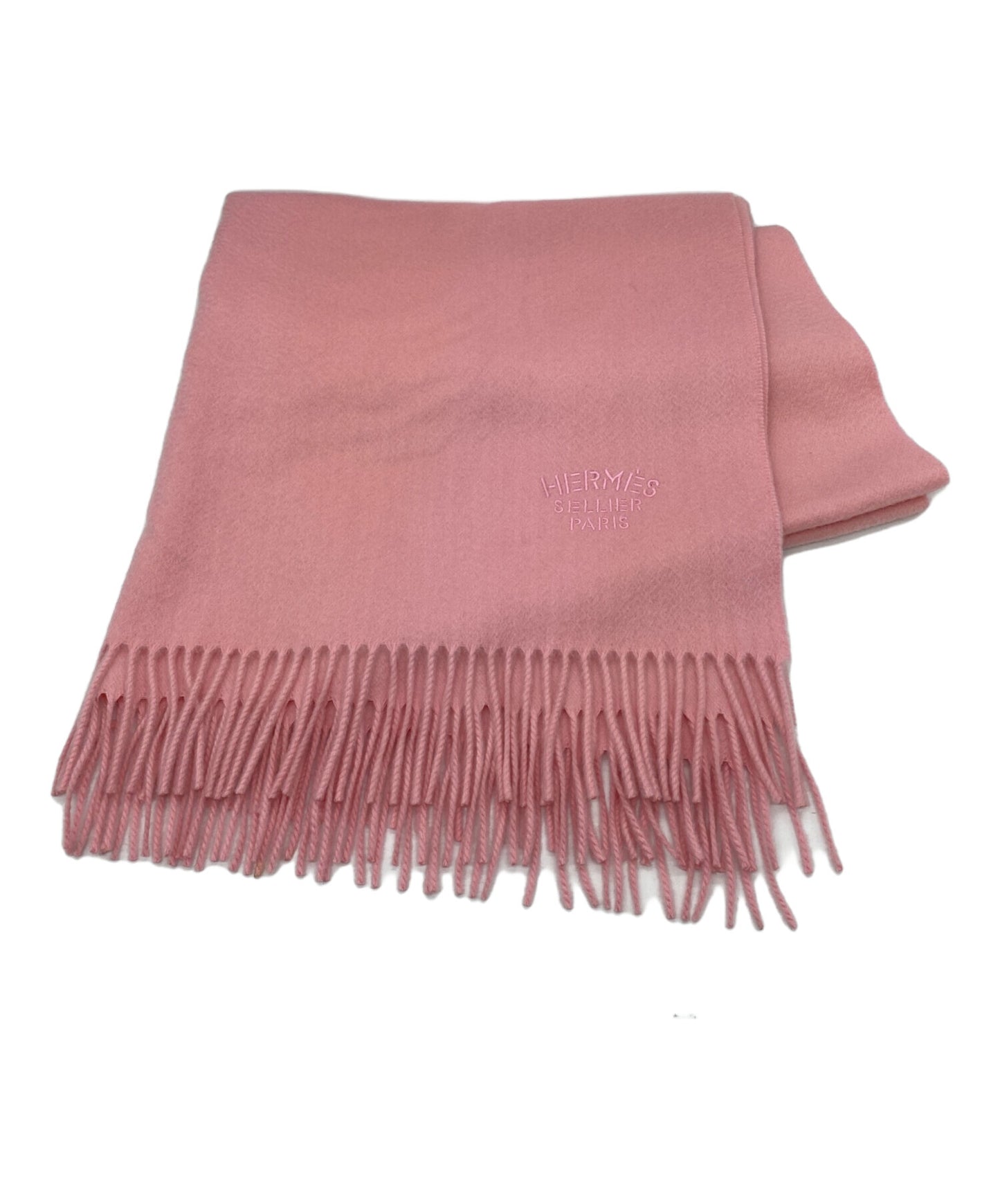 [Pre-owned] HERMES Large cashmere scarf