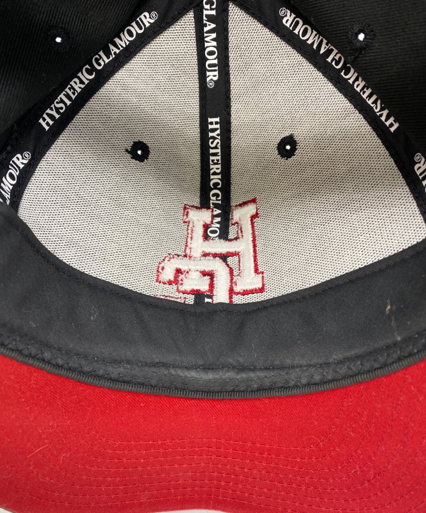 [Pre-owned] Hysteric Glamour HG Embroidery Baseball Cap 02223QH07