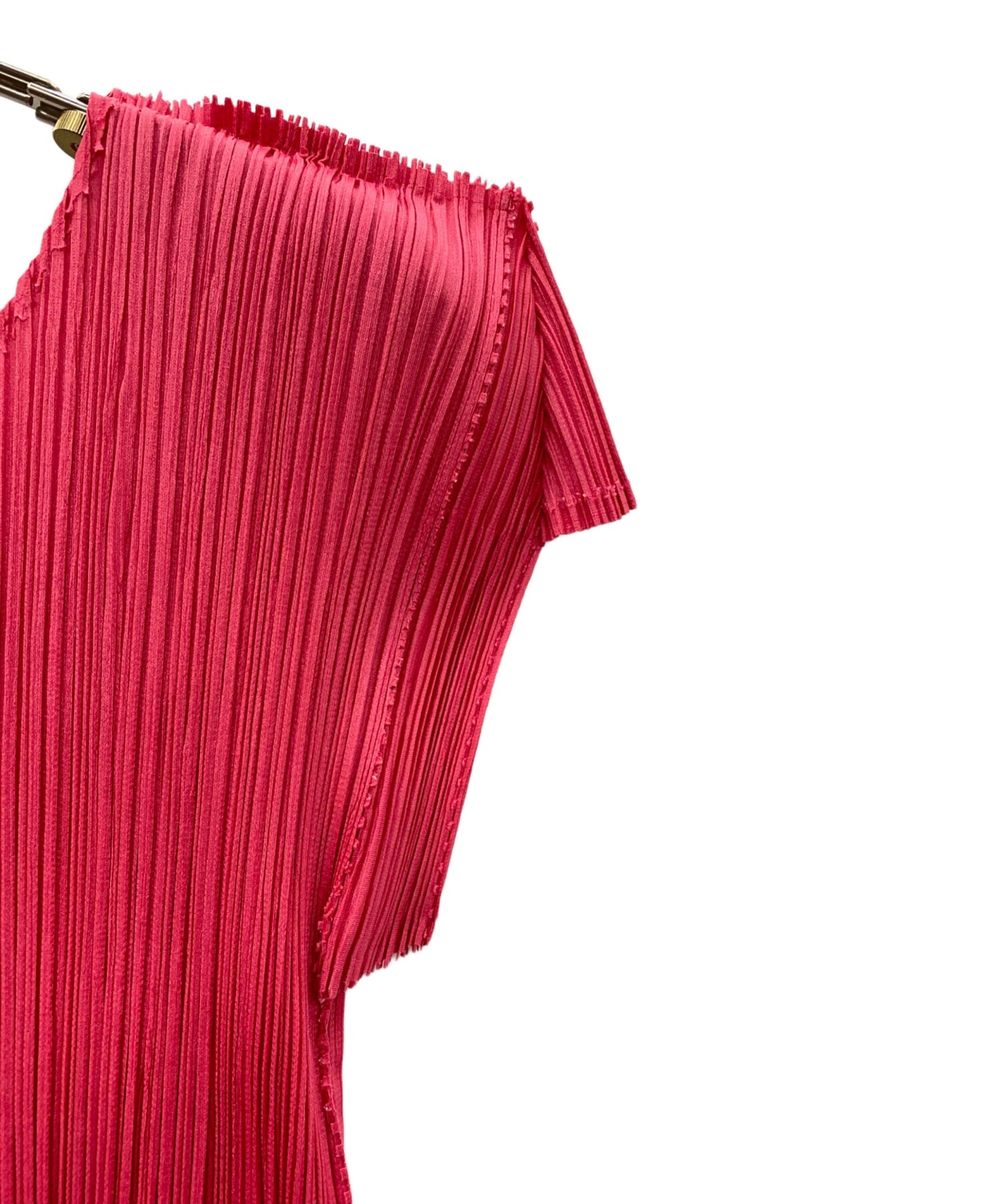 [Pre-owned] PLEATS PLEASE French-Sleeve Pleated Blouse PP63-JK532