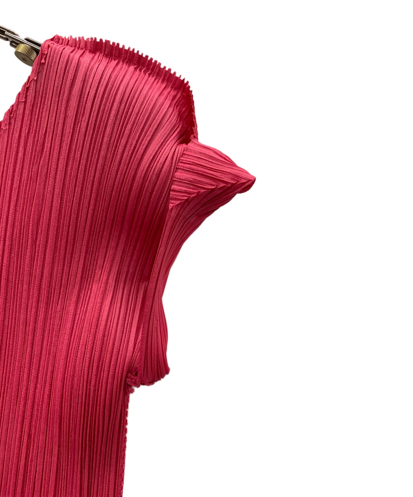 [Pre-owned] PLEATS PLEASE French-Sleeve Pleated Blouse PP63-JK532