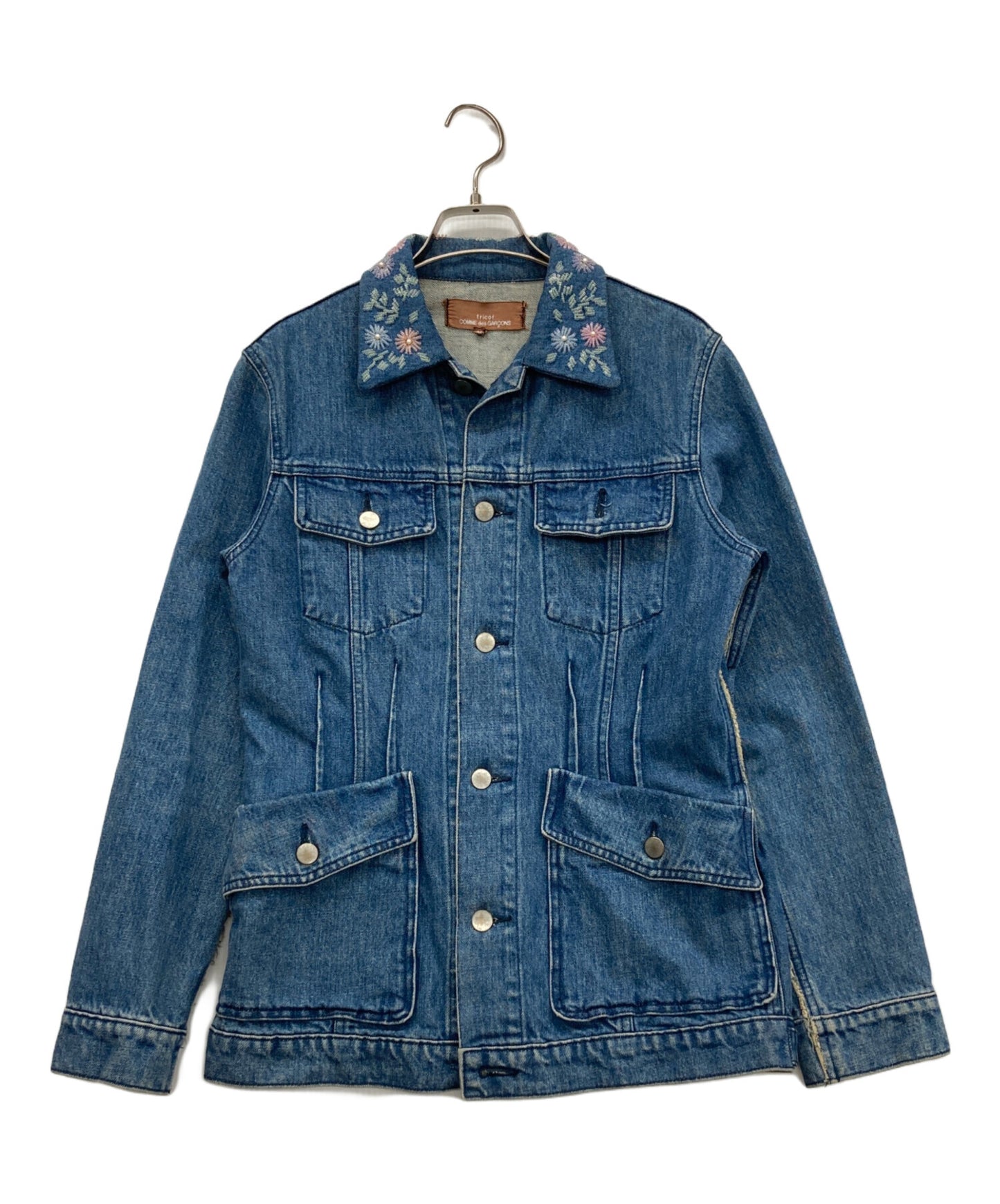 [Pre-owned] tricot COMME des GARCONS Embroidered Denim Jacket TC-J007