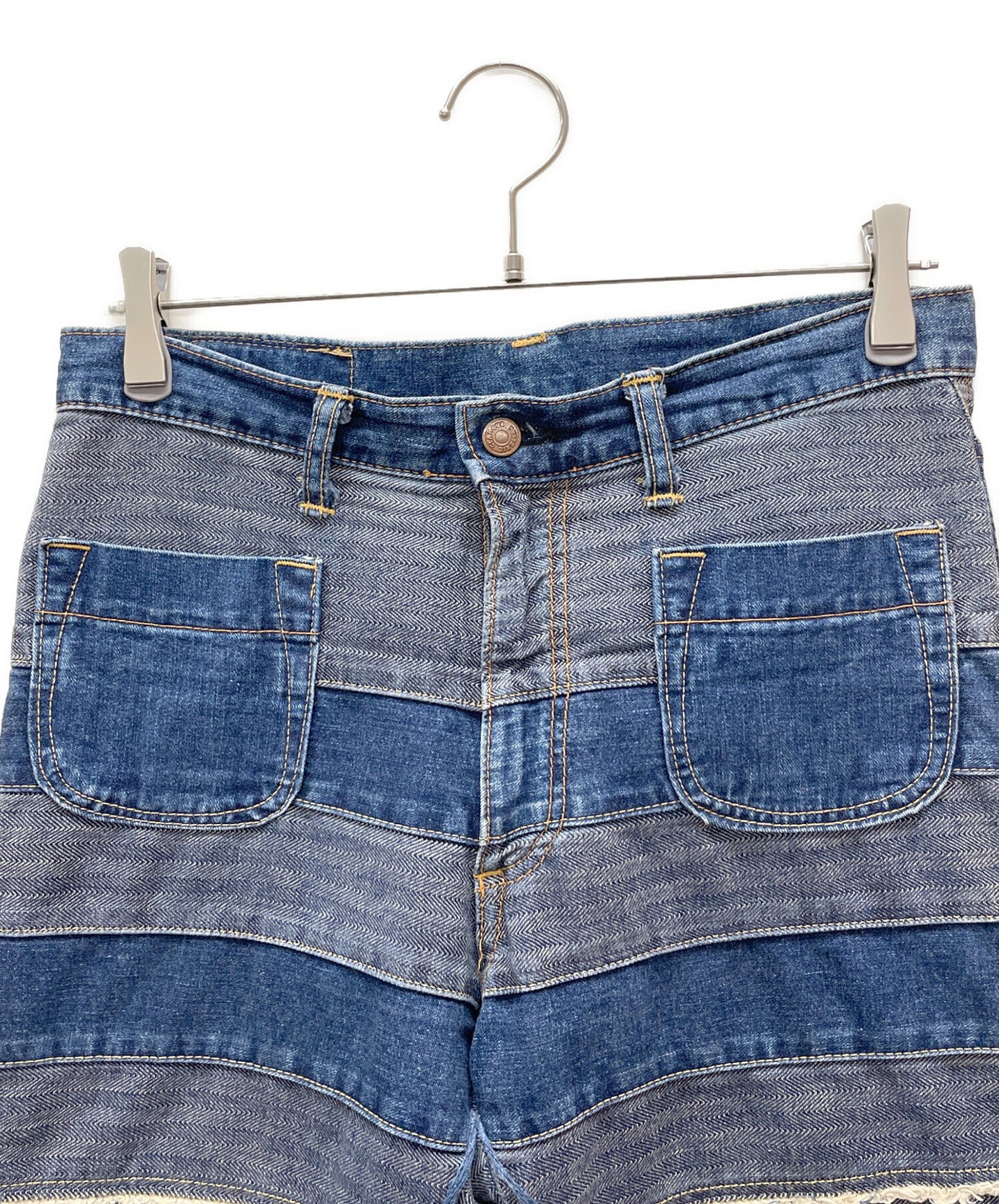 [Pre-owned] Hysteric Glamour Patchwork Sea Snake Jeans, Flared Pants Y2K/KINKY