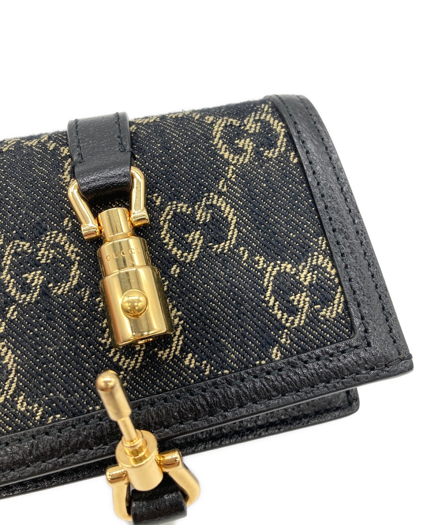 [Pre-owned] GUCCI compact wallet 645536 496334