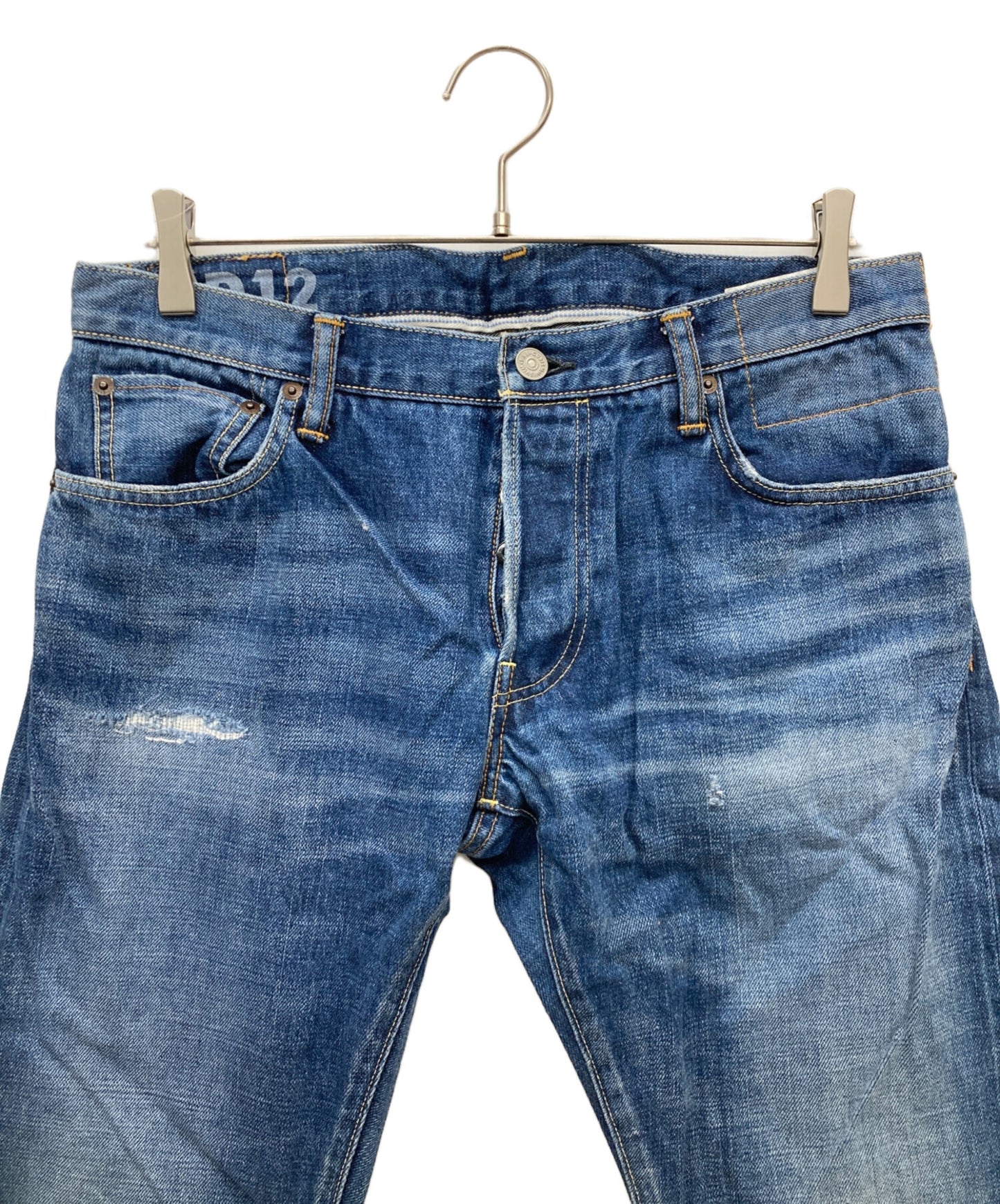 [Pre-owned] VISVIM Button fly skinny denim pants 0117105005020