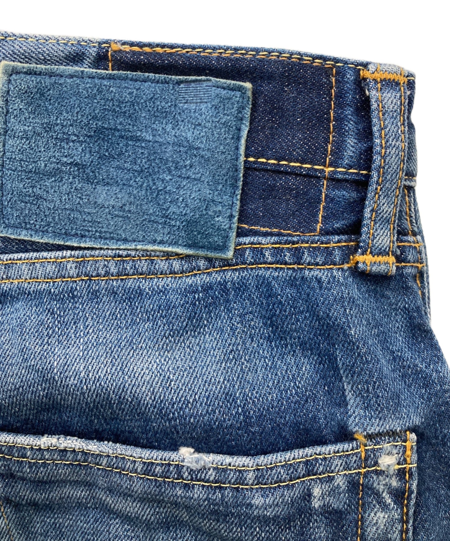 [Pre-owned] VISVIM Button fly skinny denim pants 0117105005020