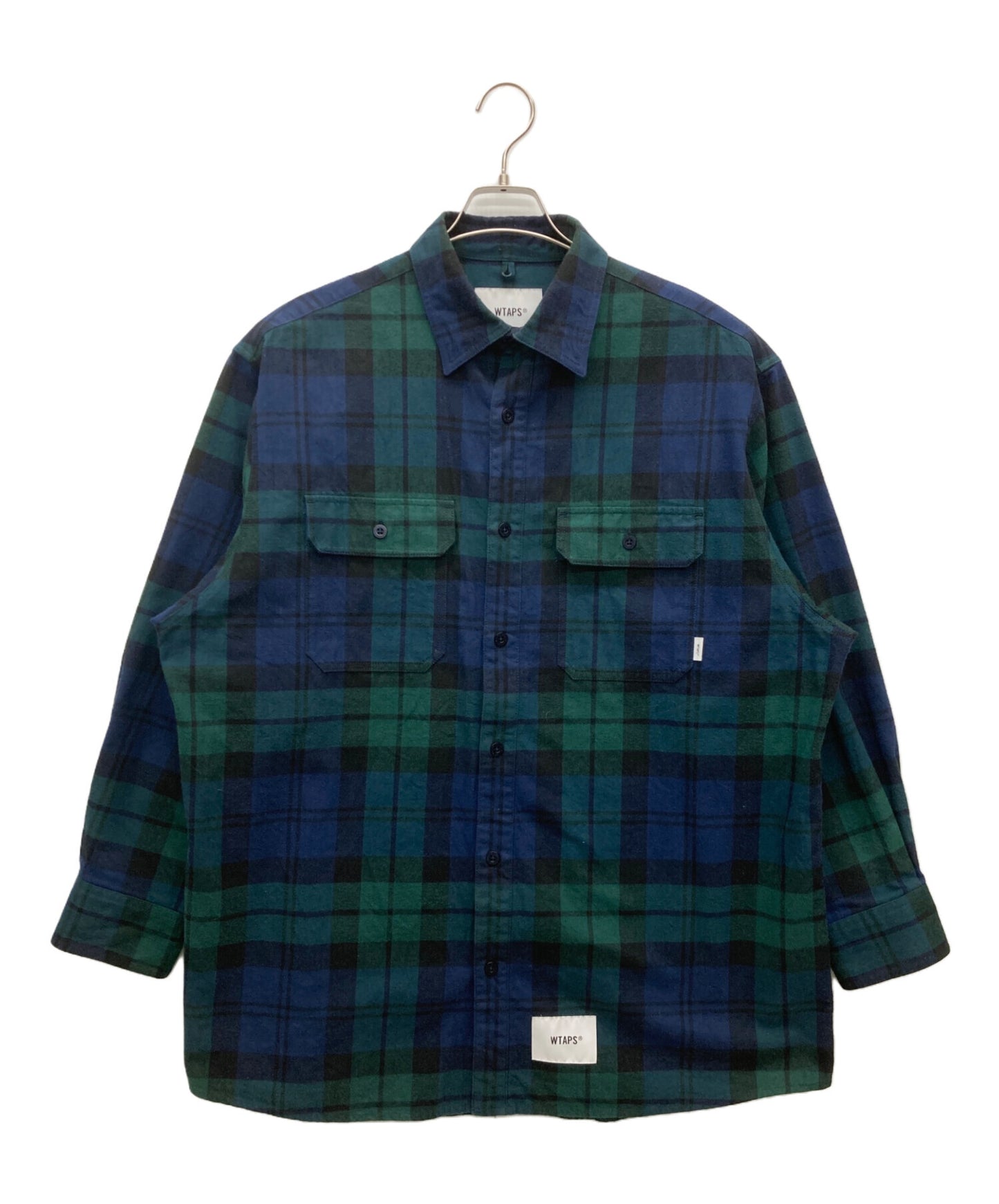 [Pre-owned] WTAPS DECK/LS/COTTON.FLANNEL 222TQDT-SHM01