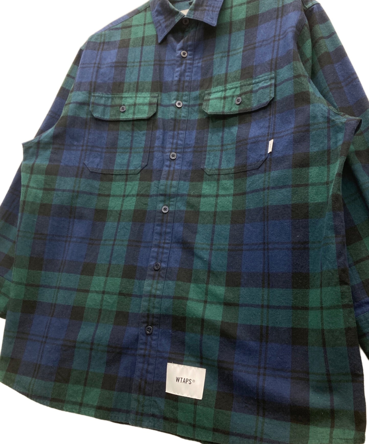 [Pre-owned] WTAPS DECK/LS/COTTON.FLANNEL 222TQDT-SHM01