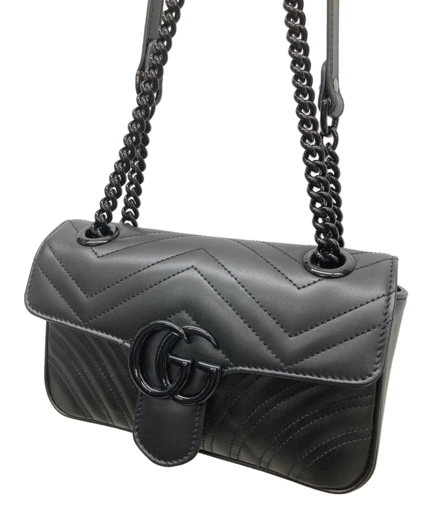 [Pre-owned] GUCCI GG Marmont small shoulder bag 446744