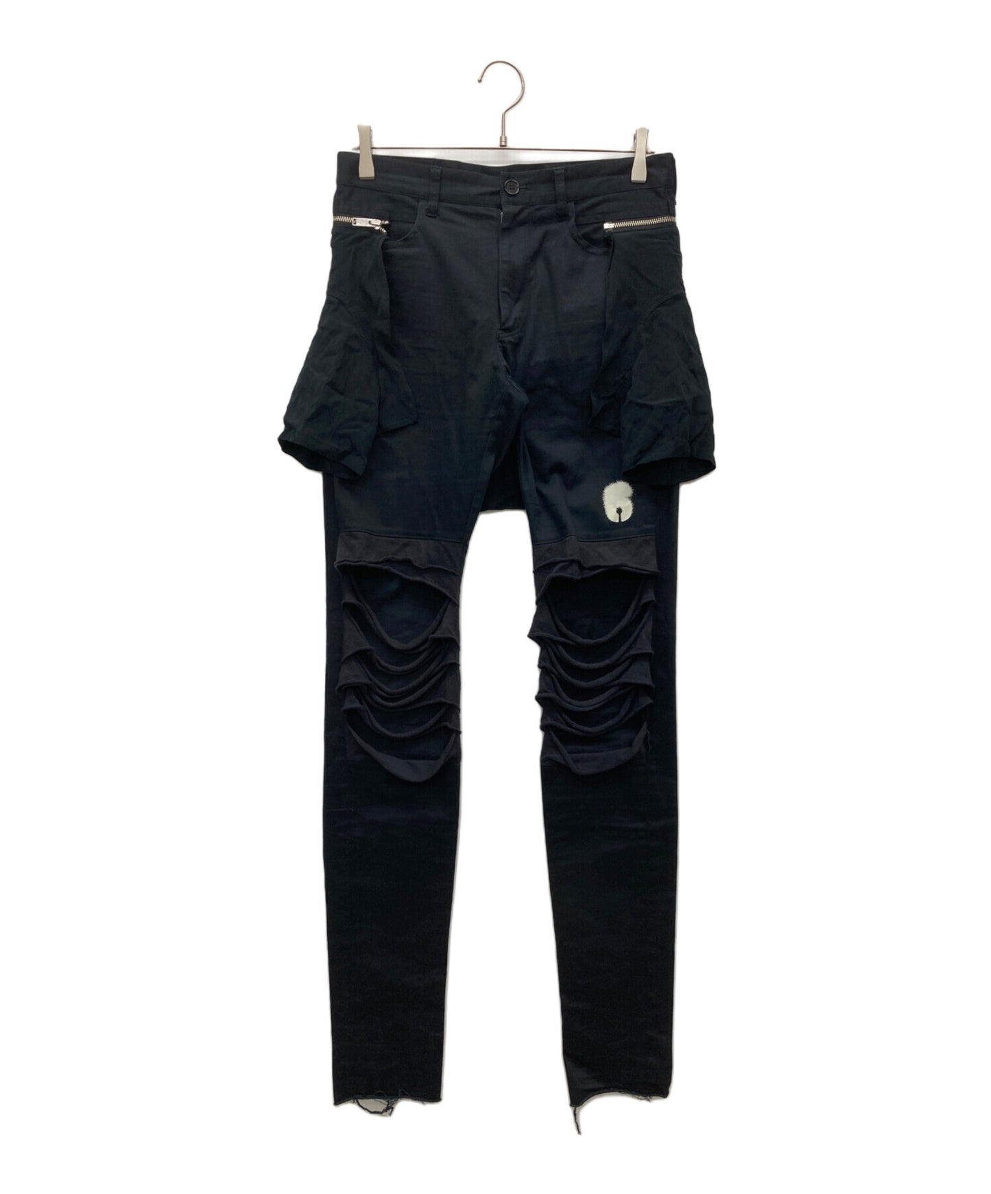 [Pre-owned] UNDERCOVER 19SS Knee-skirted slim pants with shirt parts UCW4518