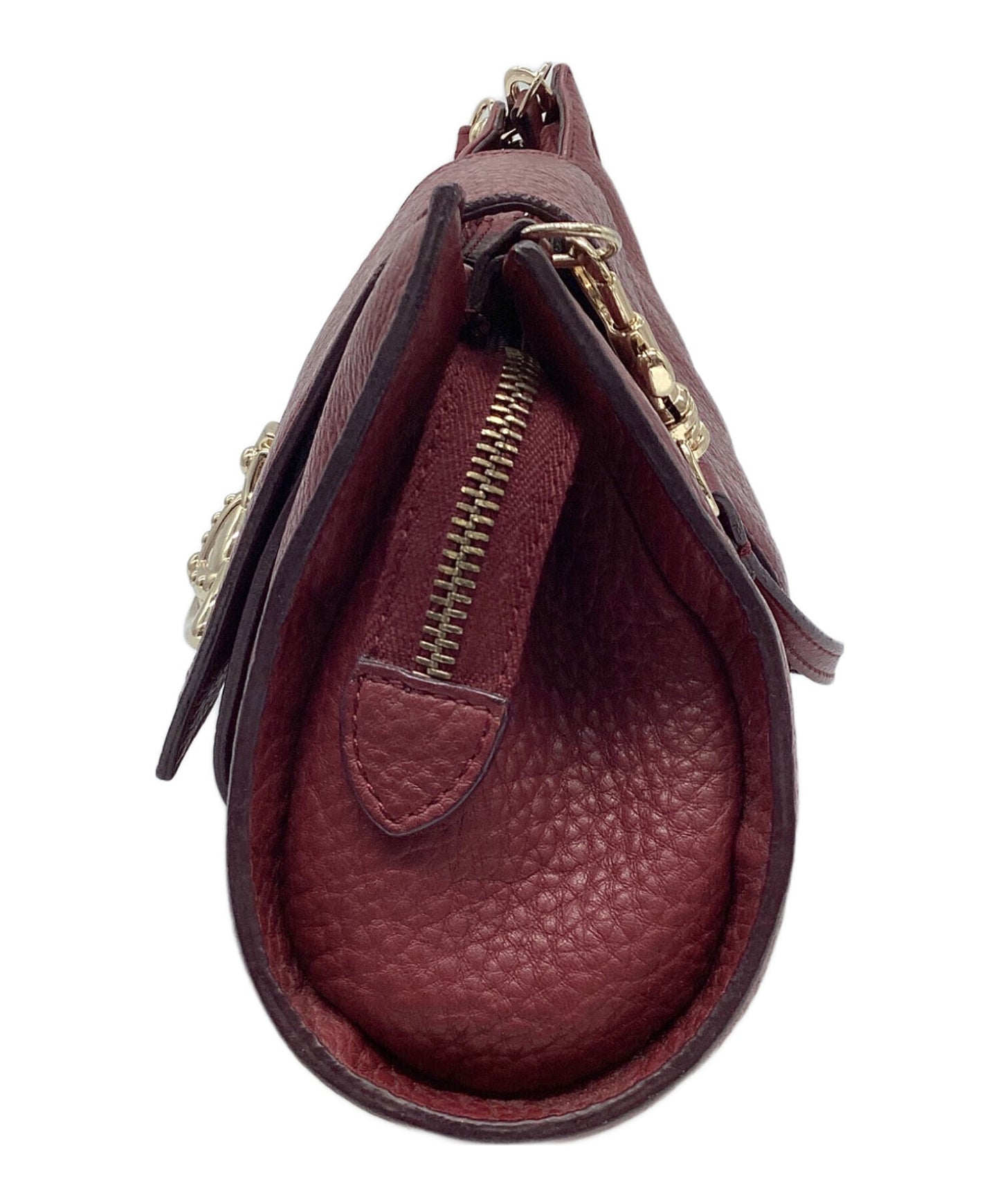 [Pre-owned] Vivienne Westwood Ove Leather Shoulder Bag