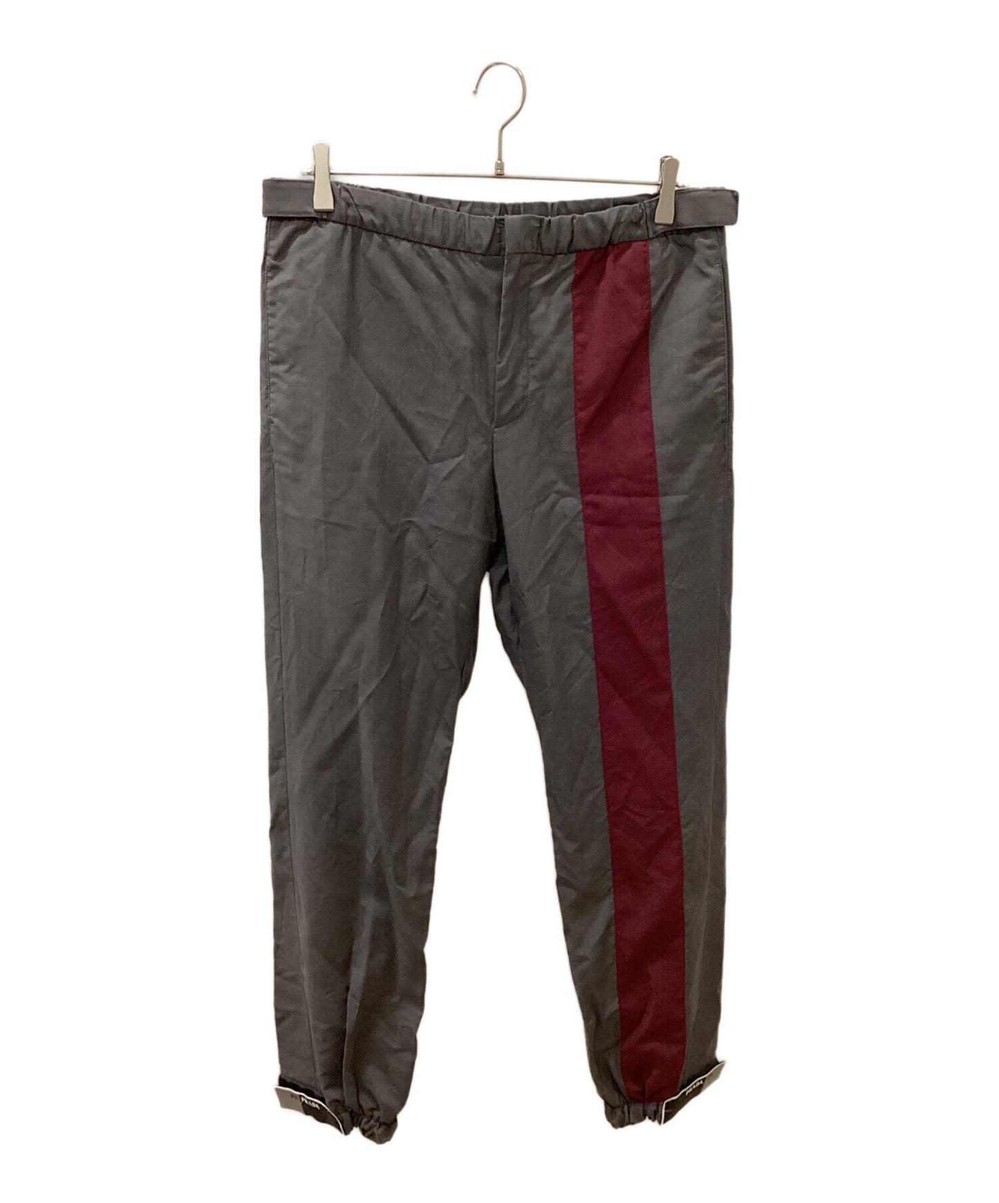 [Pre-owned] PRADA CONTRASTING BAND PANTS UP0004 S181 1QRZ