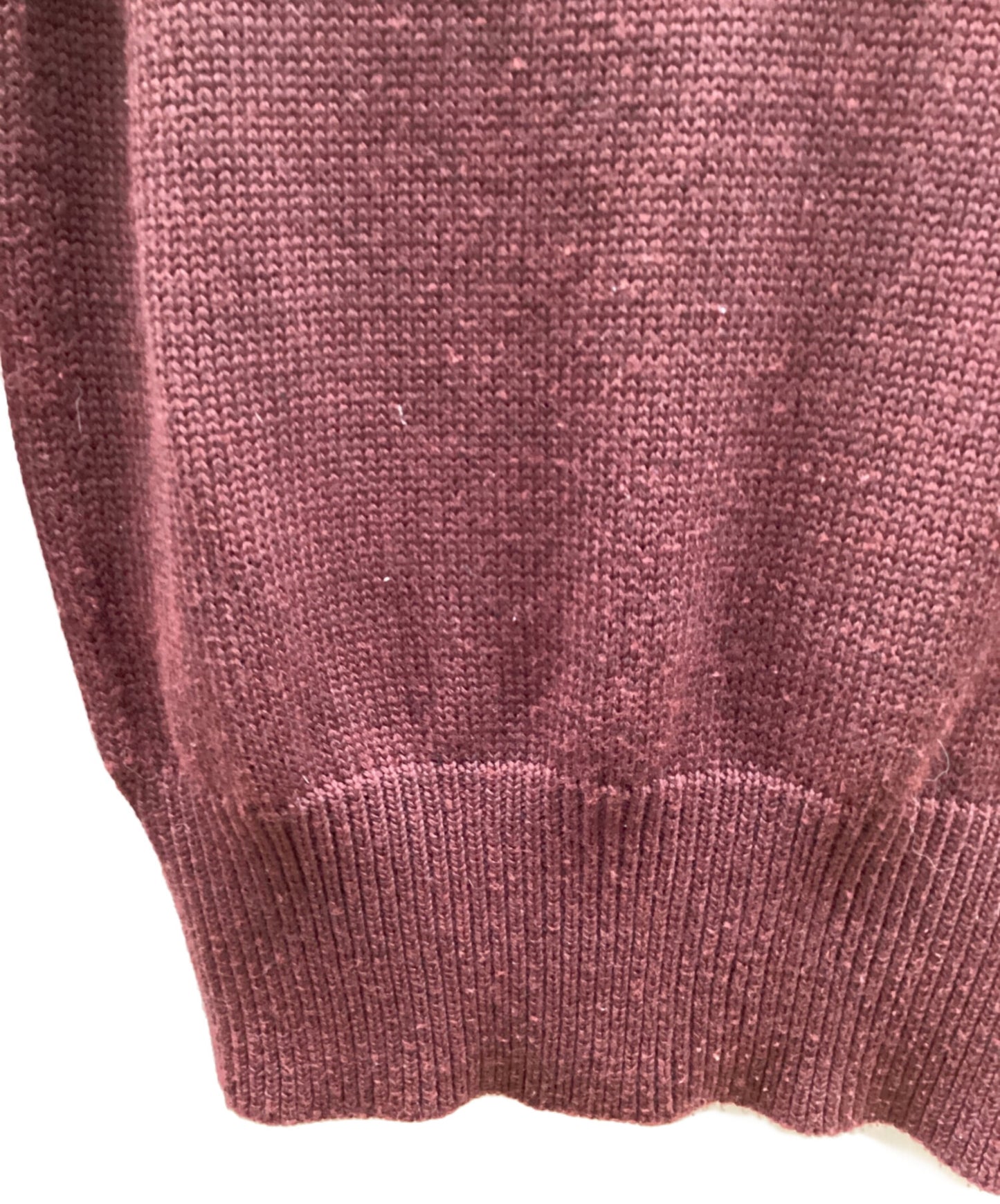 [Pre-owned] Vivienne Westwood man 00s Caveman Leather Elbow Patch Knit Cardigan 4347-5501