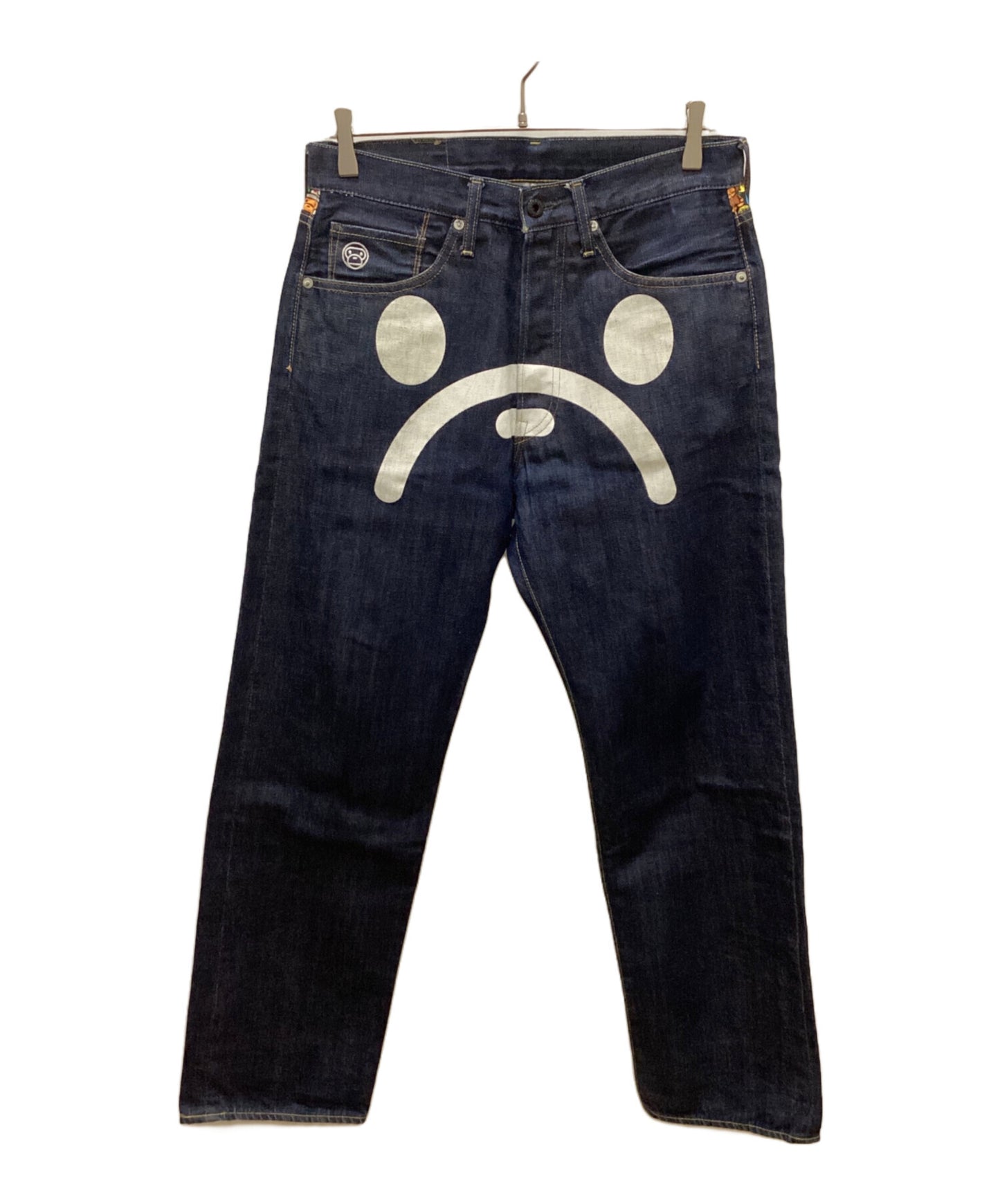 [Pre-owned] A BATHING APE MILO Animal Safari DENIM PANTS