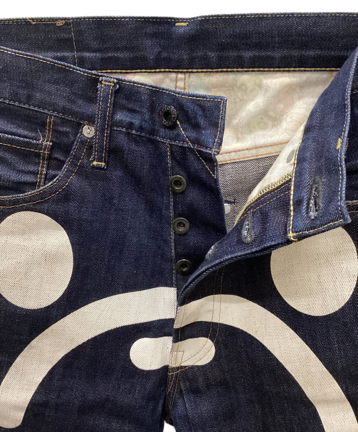 [Pre-owned] A BATHING APE MILO Animal Safari DENIM PANTS