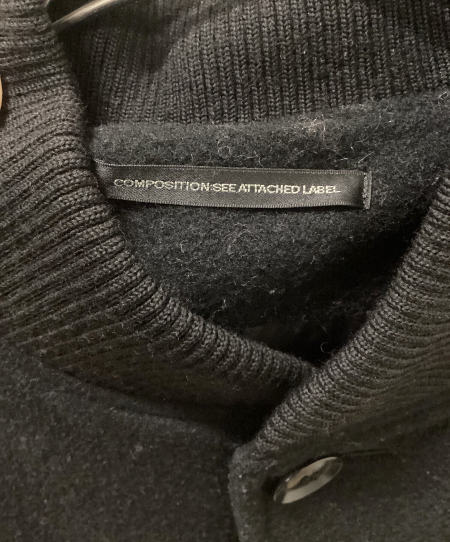 [Pre-owned] Y's Wool Rib Coat YP-C14-126