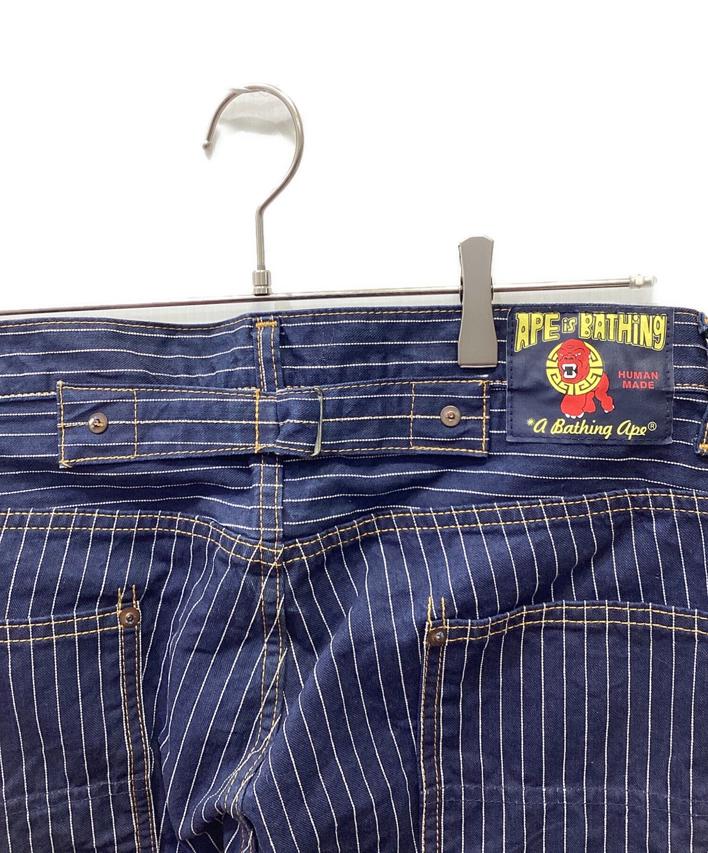 [Pre-owned] A BATHING APE paint pants 001DP9801011