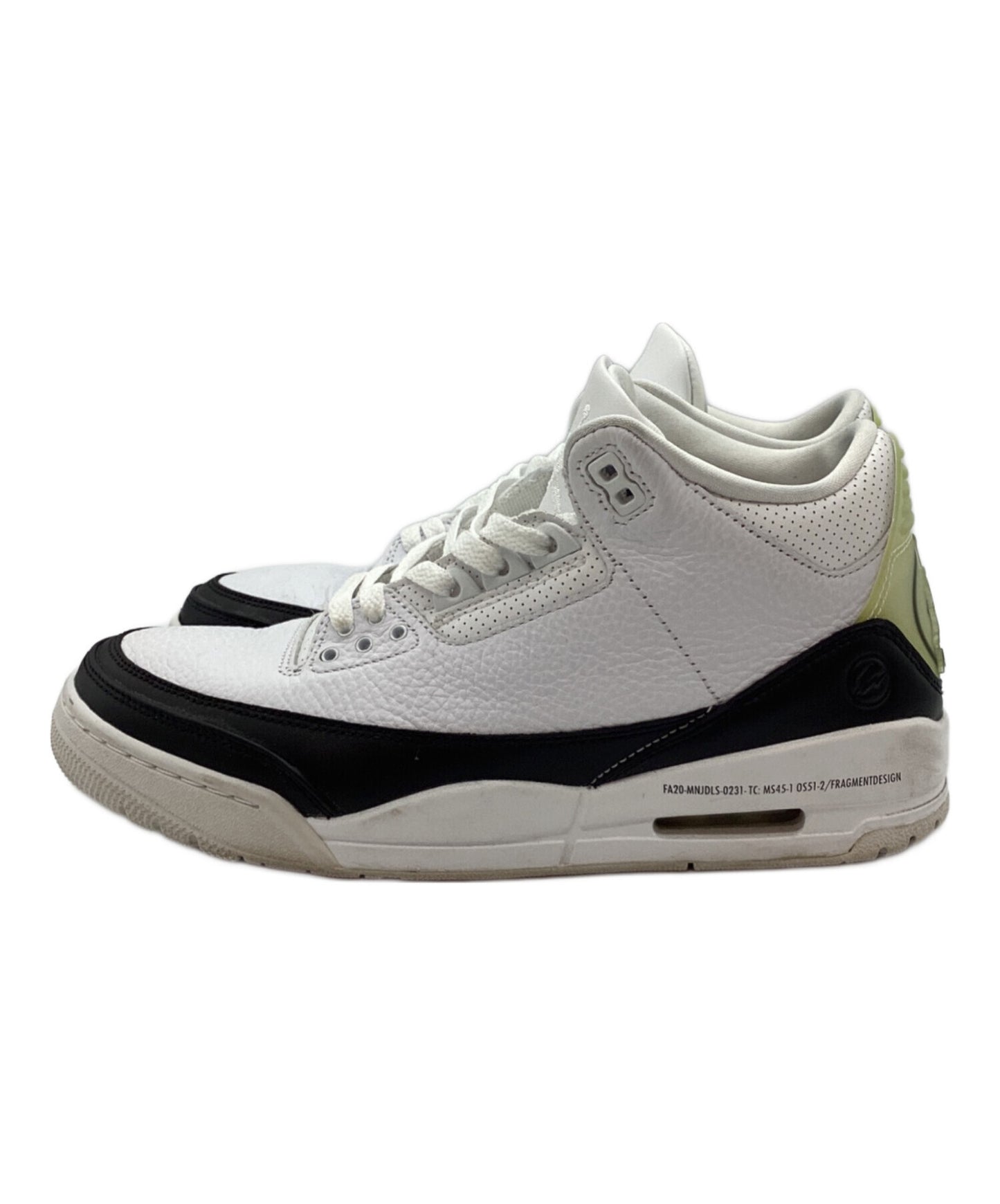 [Pre-owned] FRAGMENT DESIGN Air Jordan 3 High Cut Sneakers DA3595-100