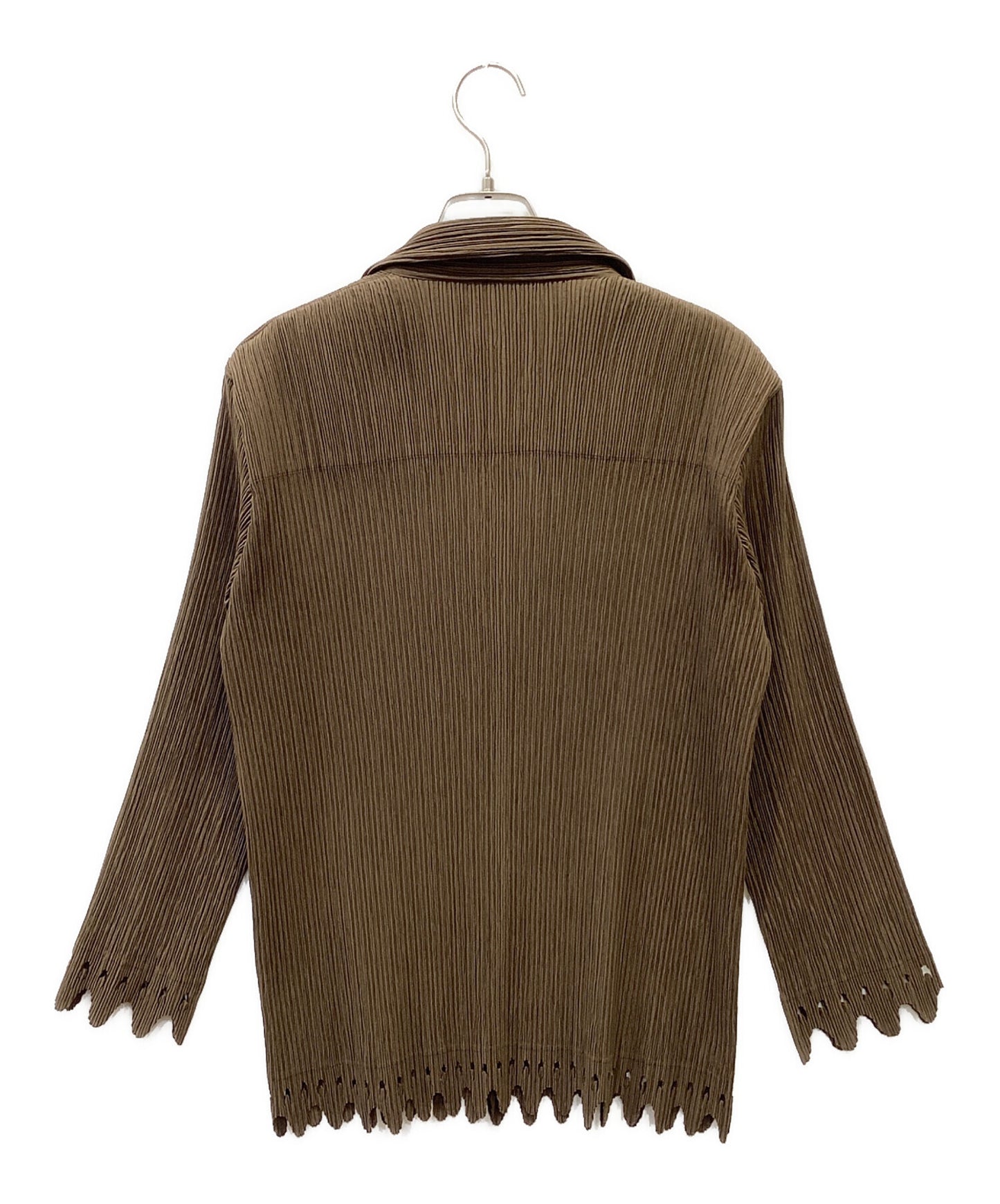 [Pre-owned] ISSEY MIYAKE Cutwork Pleated Jacket IM04FD616
