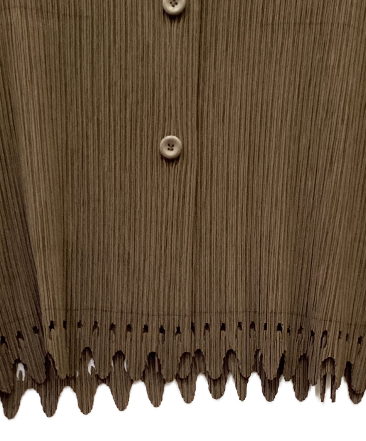 [Pre-owned] ISSEY MIYAKE Cutwork Pleated Jacket IM04FD616