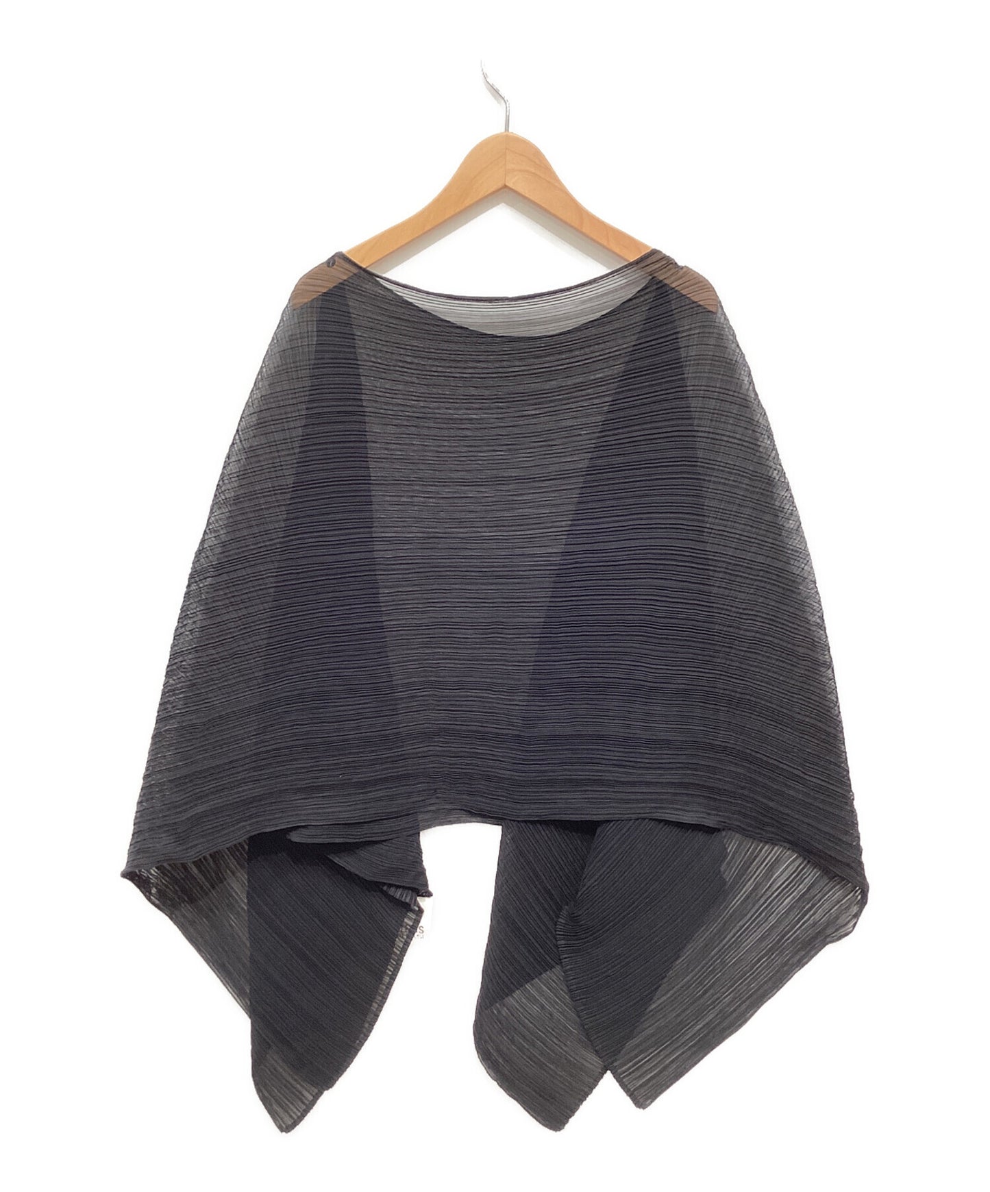 [Pre-owned] PLEATS PLEASE poncho PP02-AD171