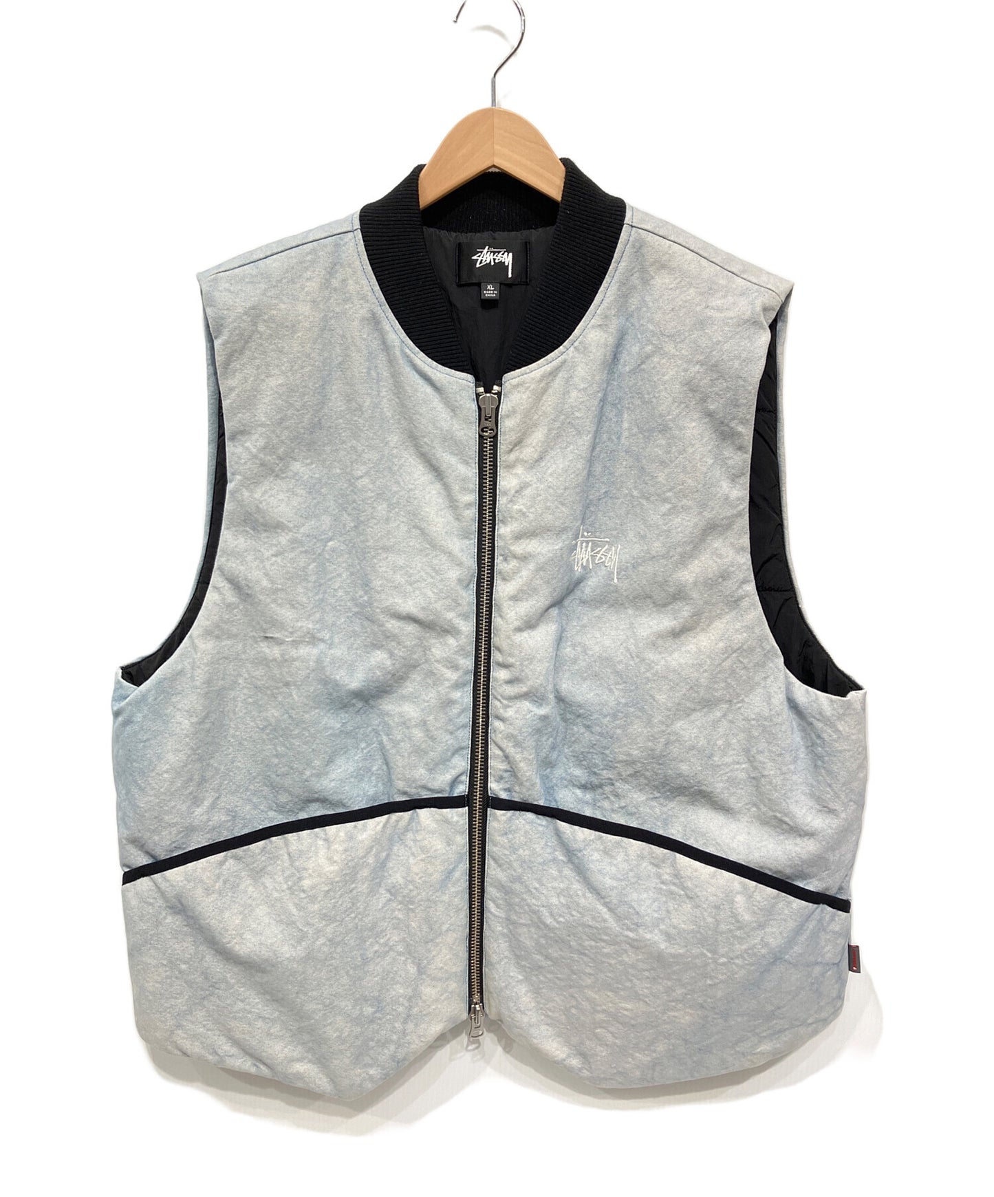 [Pre-owned] stussy WASHED CANVAS PRIMALOFT VEST 115654