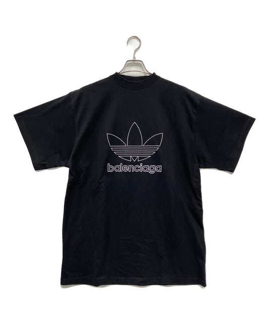 [Pre-owned] BALENCIAGA  Logo Embroidery Oversized T-Shirt 723976 TNVN8
