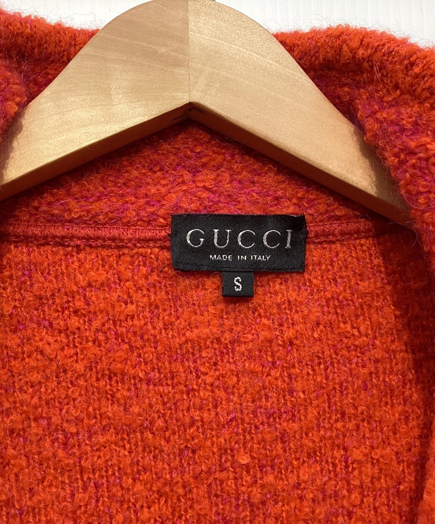 [Pre-owned] GUCCI Alpaca-blend knit cardigan 257-5057-7948