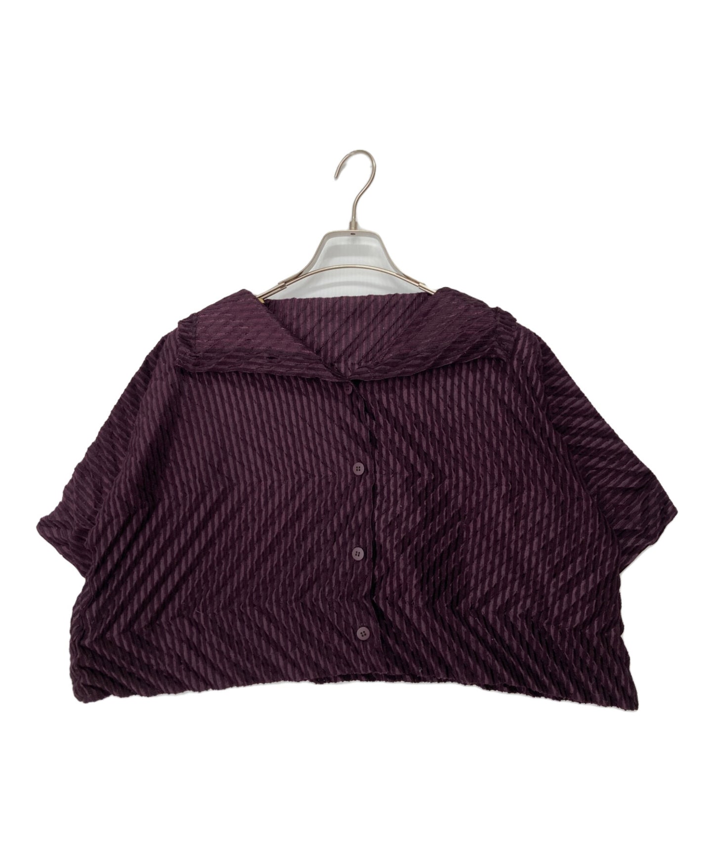 [Pre-owned] me ISSEY MIYAKE Pleated wide jacket MI41FO181