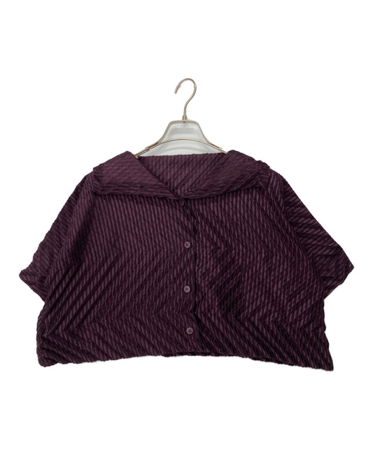 [Pre-owned] me ISSEY MIYAKE Pleated wide jacket MI41FO181