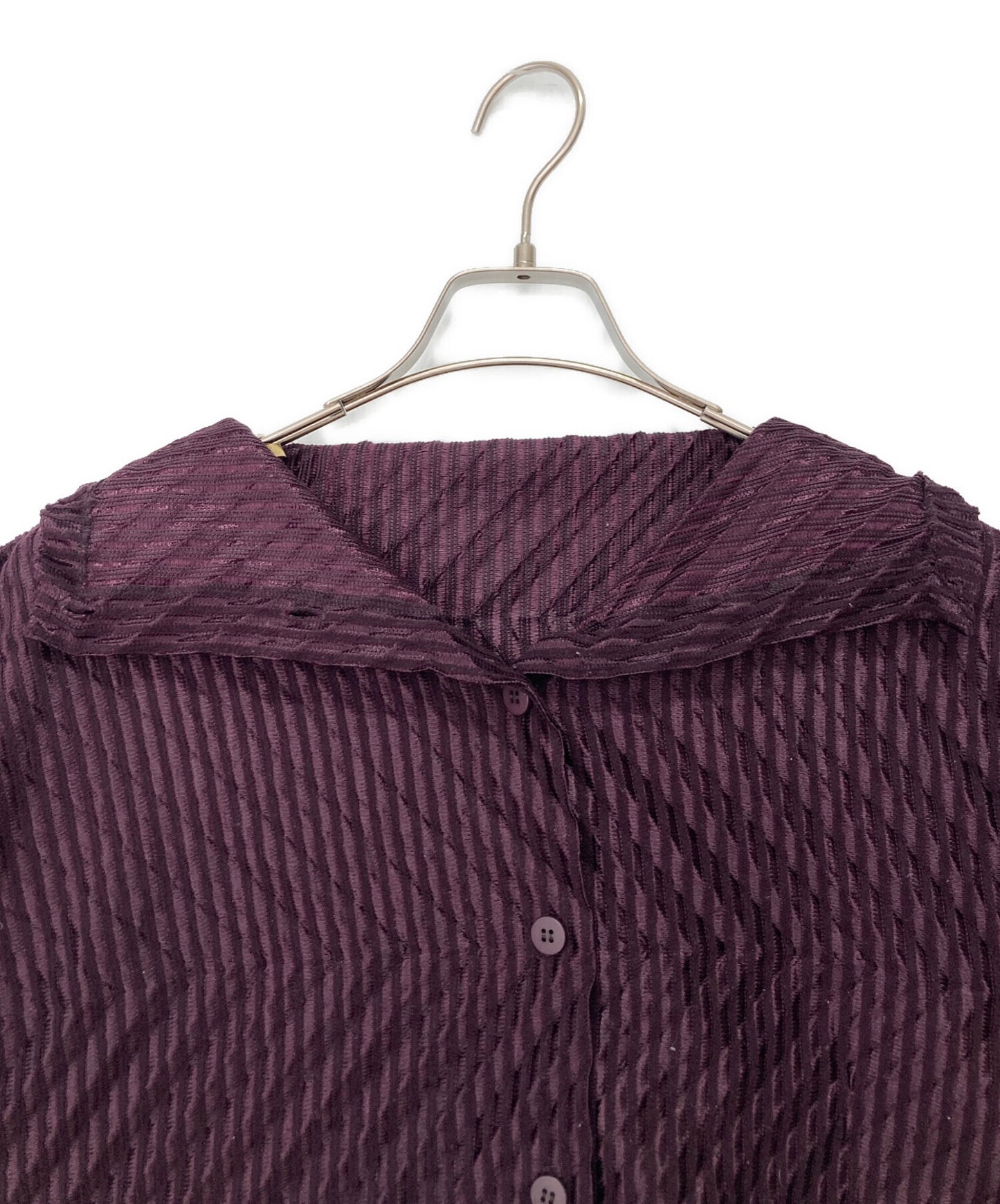 [Pre-owned] me ISSEY MIYAKE Pleated wide jacket MI41FO181