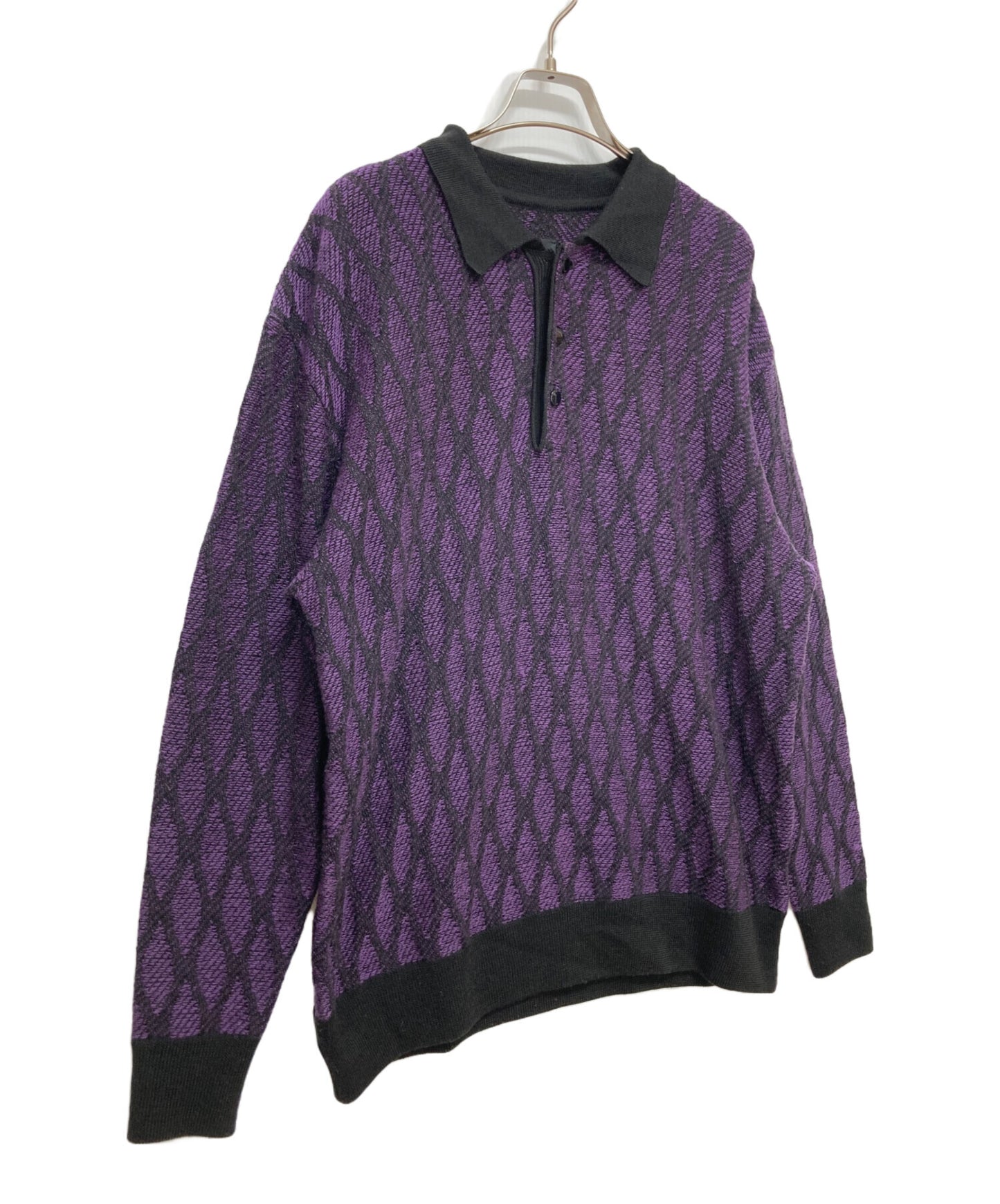 [Pre-owned] Needles knit polo shirt J0264