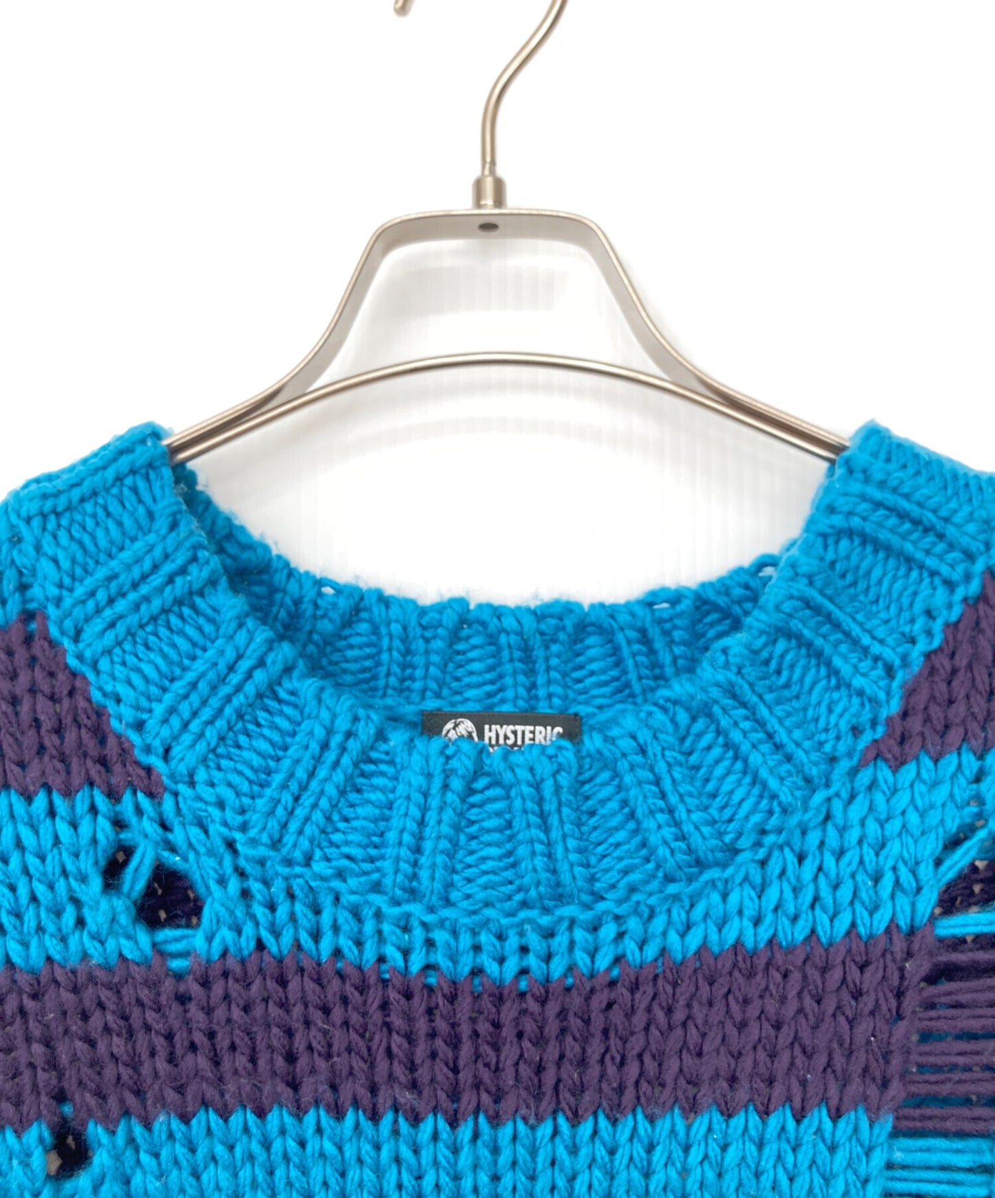 [Pre-owned] Hysteric Glamour Crushed Sleeve Logo Sweater 01173NS09