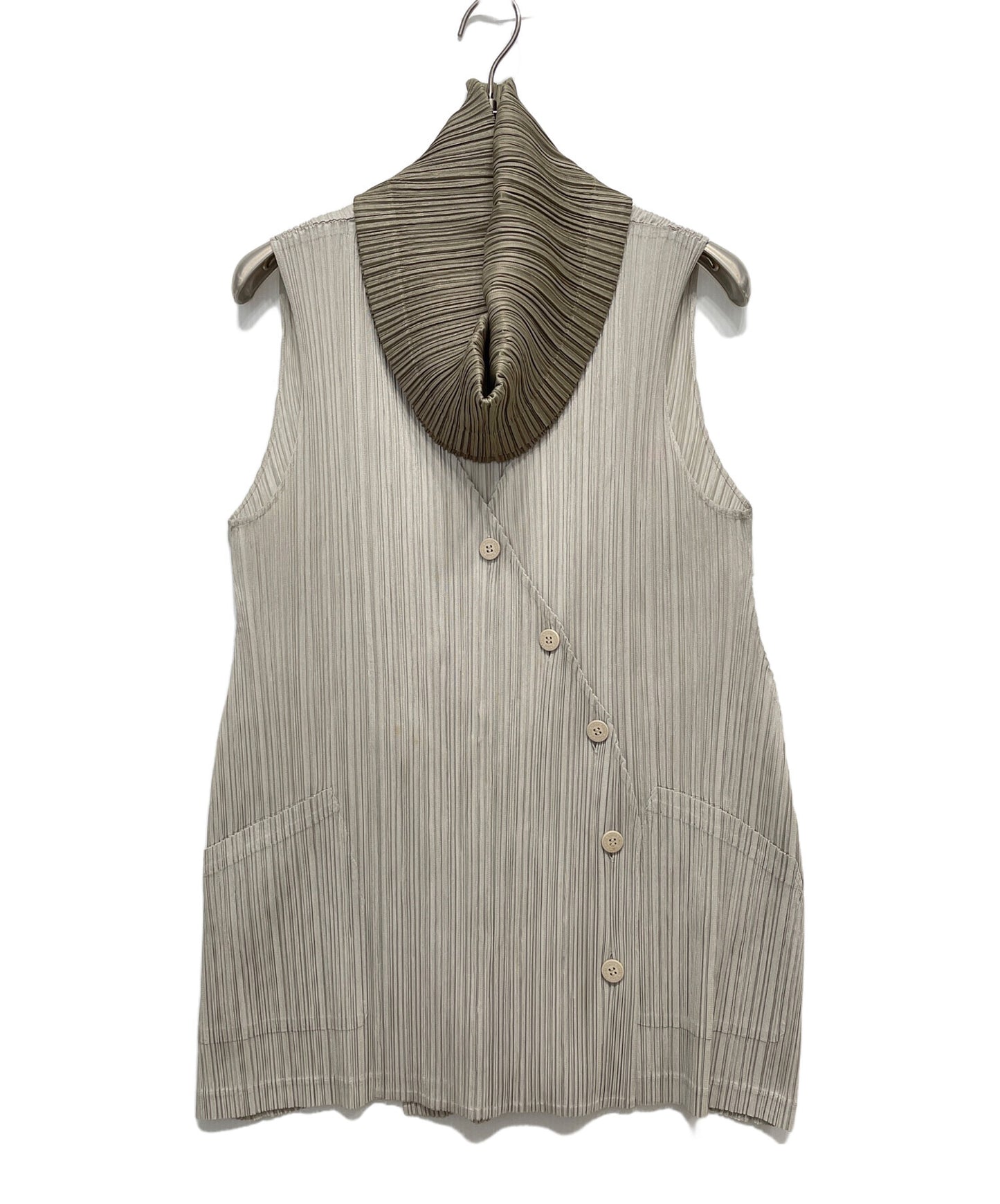[Pre-owned] PLEATS PLEASE variable vest PP83-JD421
