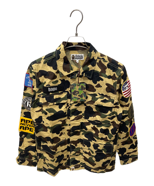 [Pre-owned] A BATHING APE 1st CamoMilitary Shirt 001SHE301014X