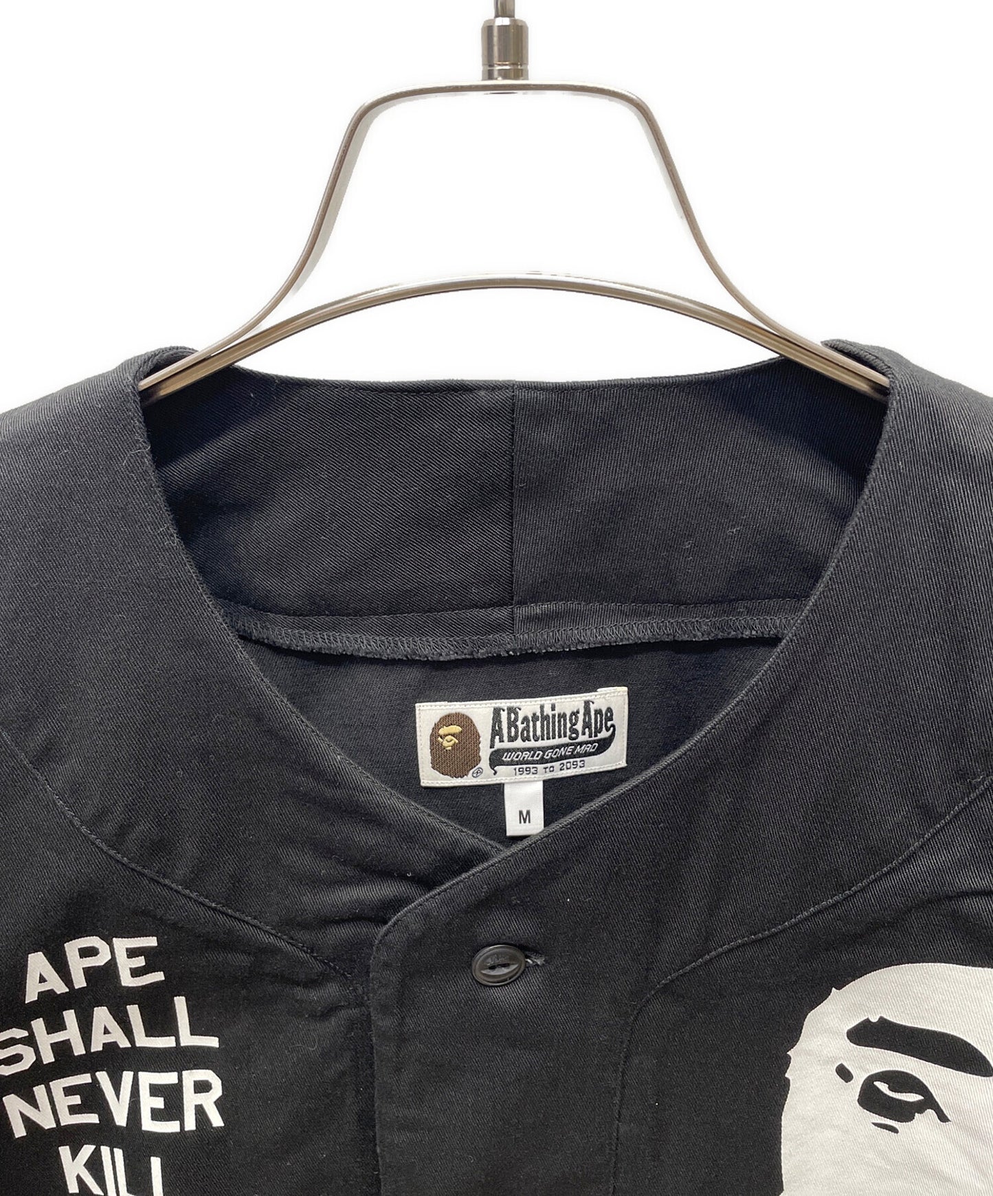 [Pre-owned] A BATHING APE baseball shirt 001SHB201044X