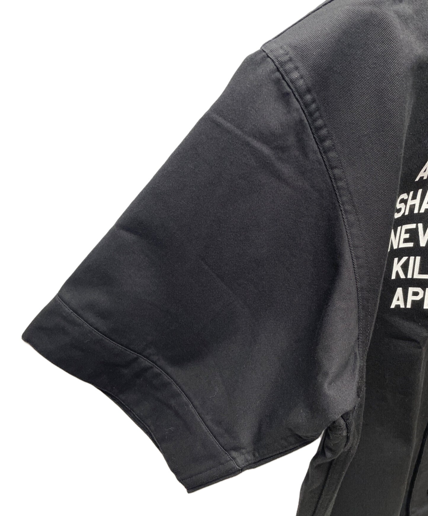 [Pre-owned] A BATHING APE baseball shirt 001SHB201044X