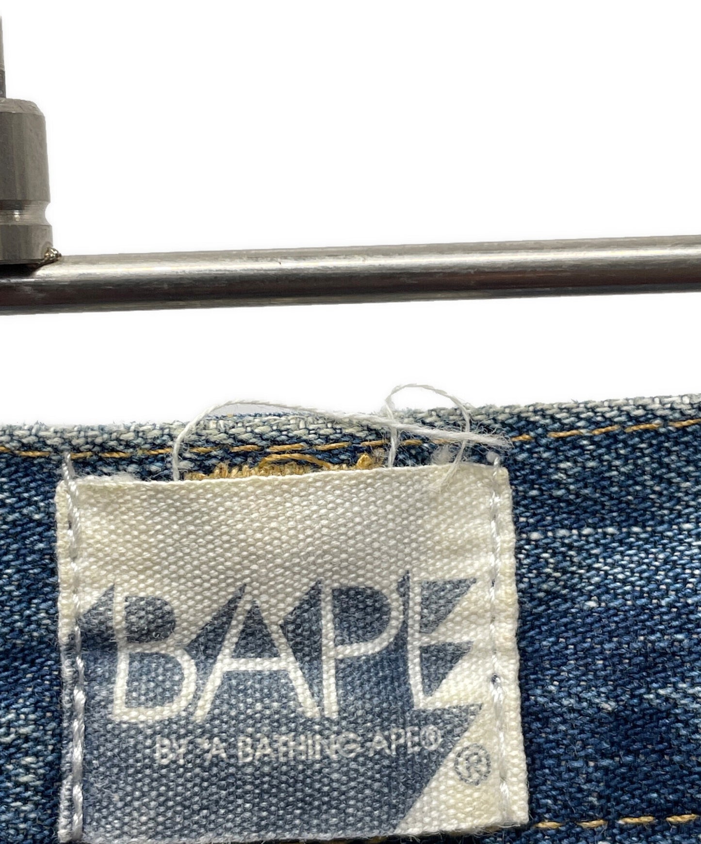 [Pre-owned] A BATHING APE Denim Pants BAPE HEAD