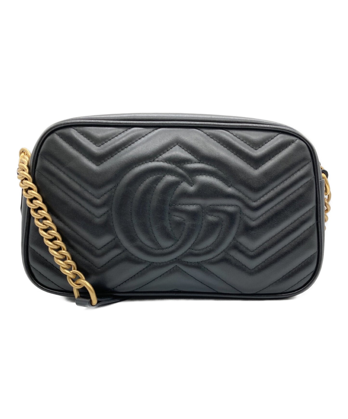 [Pre-owned] GUCCI GG Marmont Quilted Shoulder Bag/Chain Shoulder Bag 447632