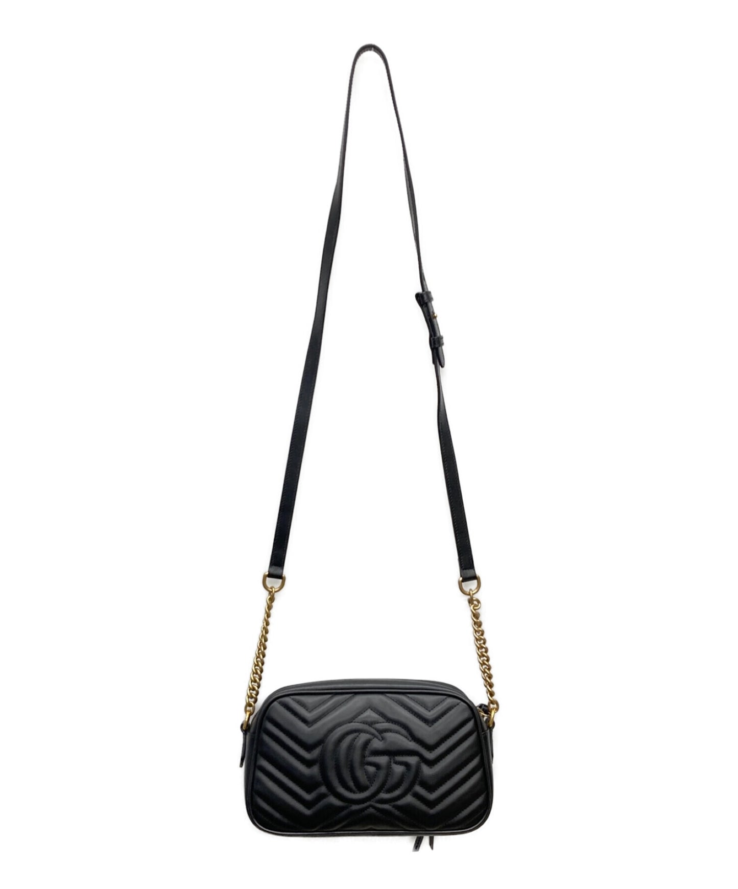 [Pre-owned] GUCCI GG Marmont Quilted Shoulder Bag/Chain Shoulder Bag 447632