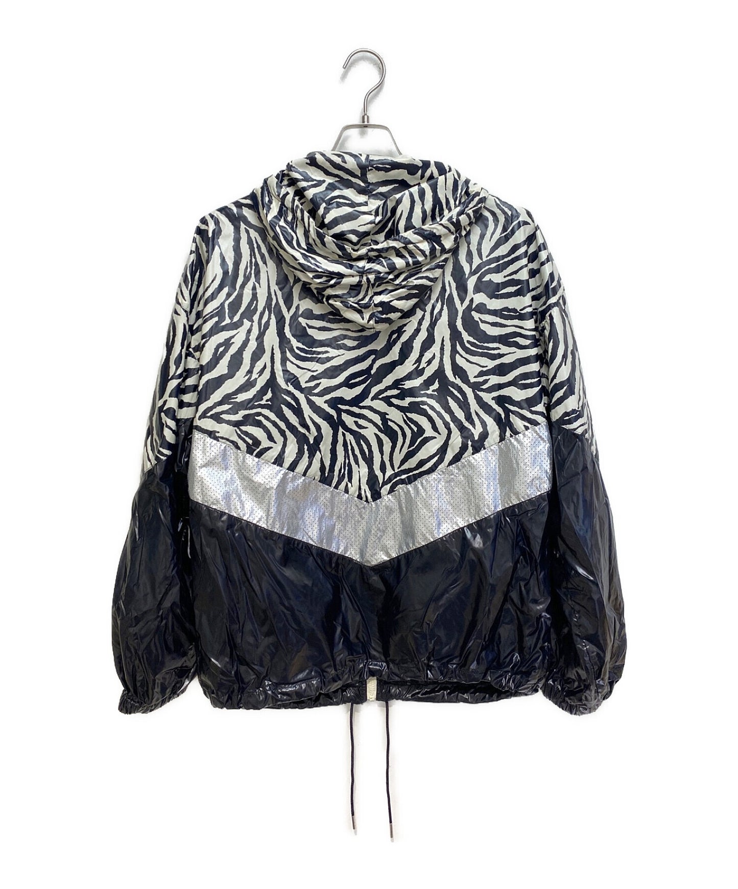 [Pre-owned] CELINE Zebra Pattern Nylon Jacket 2W537260Q