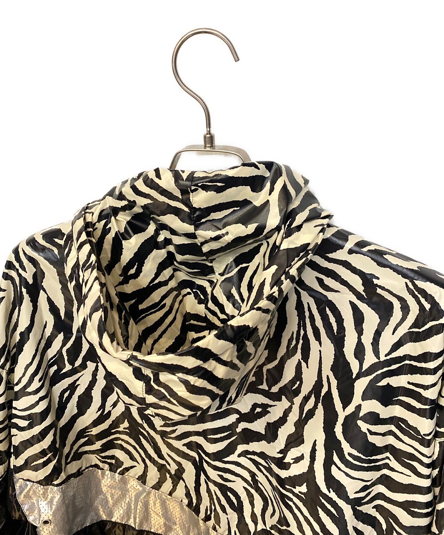 [Pre-owned] CELINE Zebra Pattern Nylon Jacket 2W537260Q