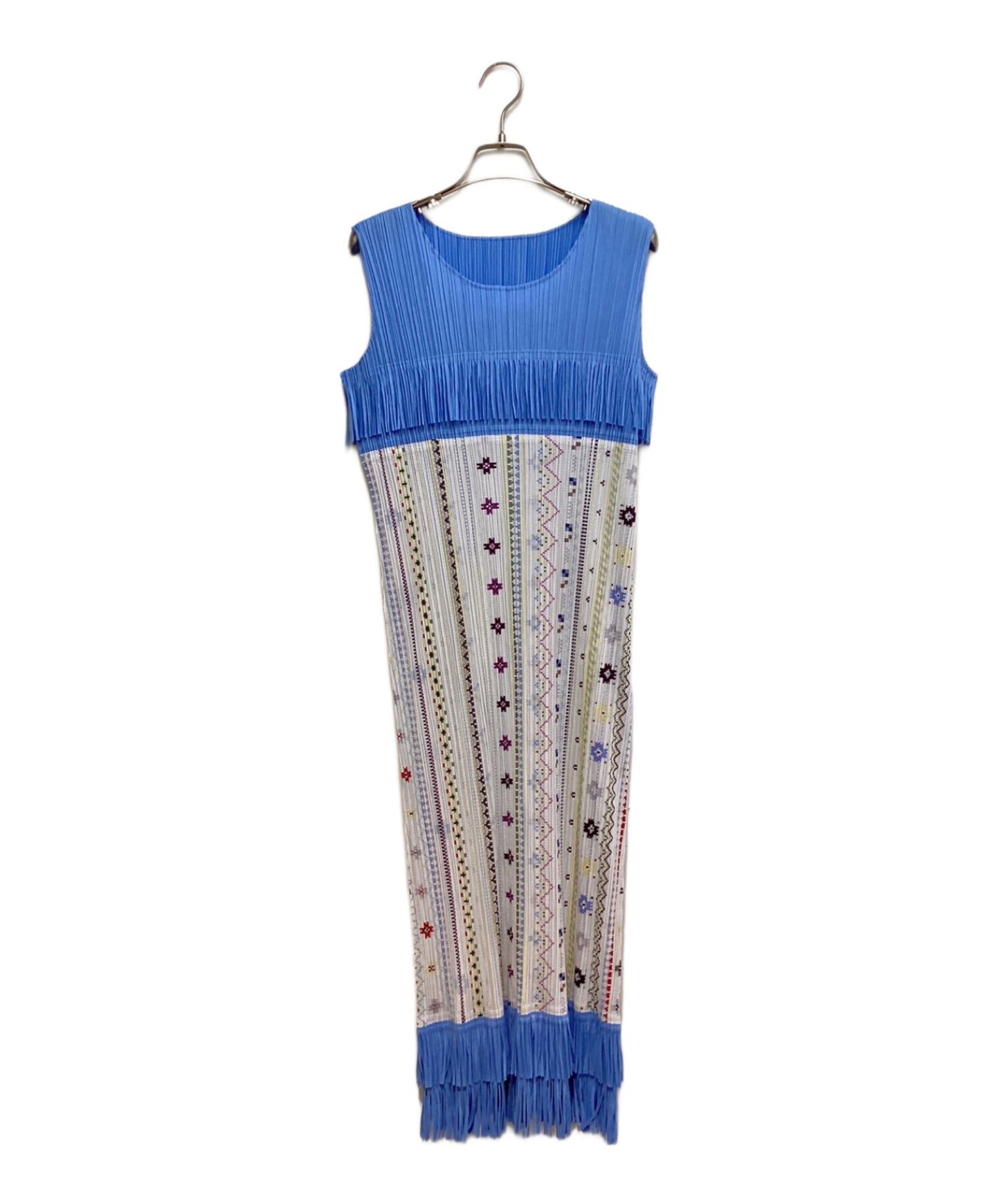 [Pre-owned] PLEATS PLEASE Pleated Sleeveless Dress PP91-JH833