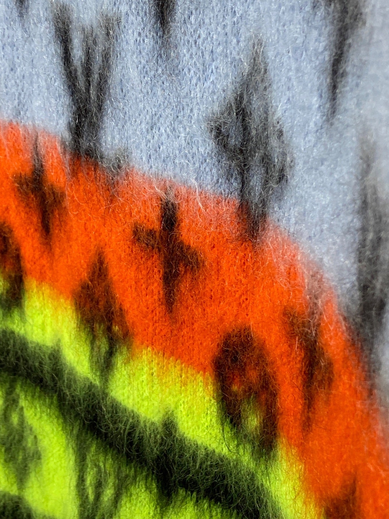 [Pre-owned] LOUIS VUITTON Monogram mohair cardigan HNN05WNE5